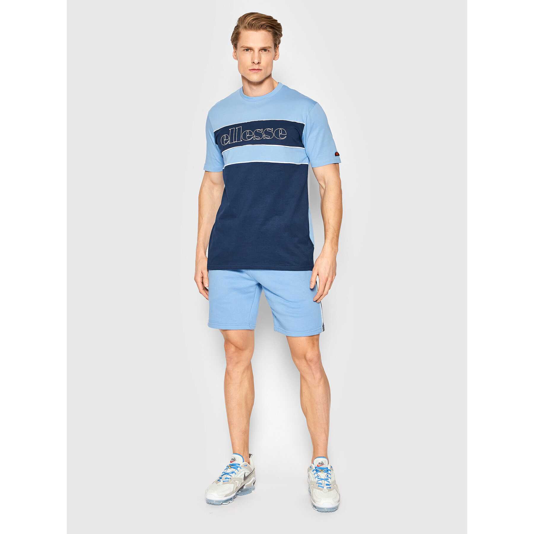 Ellesse Тишърт Coppia SHM14241 Син Regular Fit - Pepit.bg