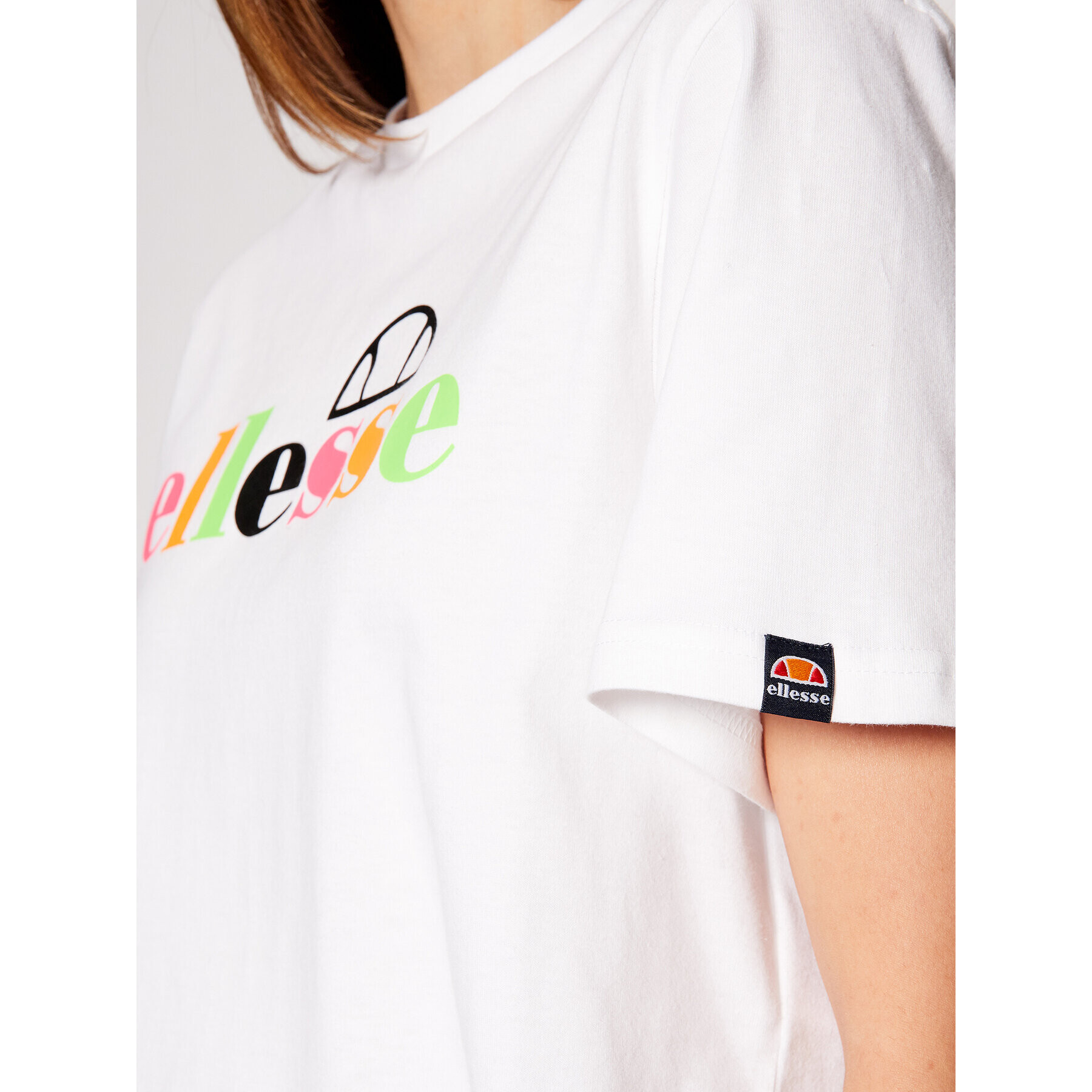 Ellesse Тишърт Cordela SGF10514 Бял Loose Fit - Pepit.bg