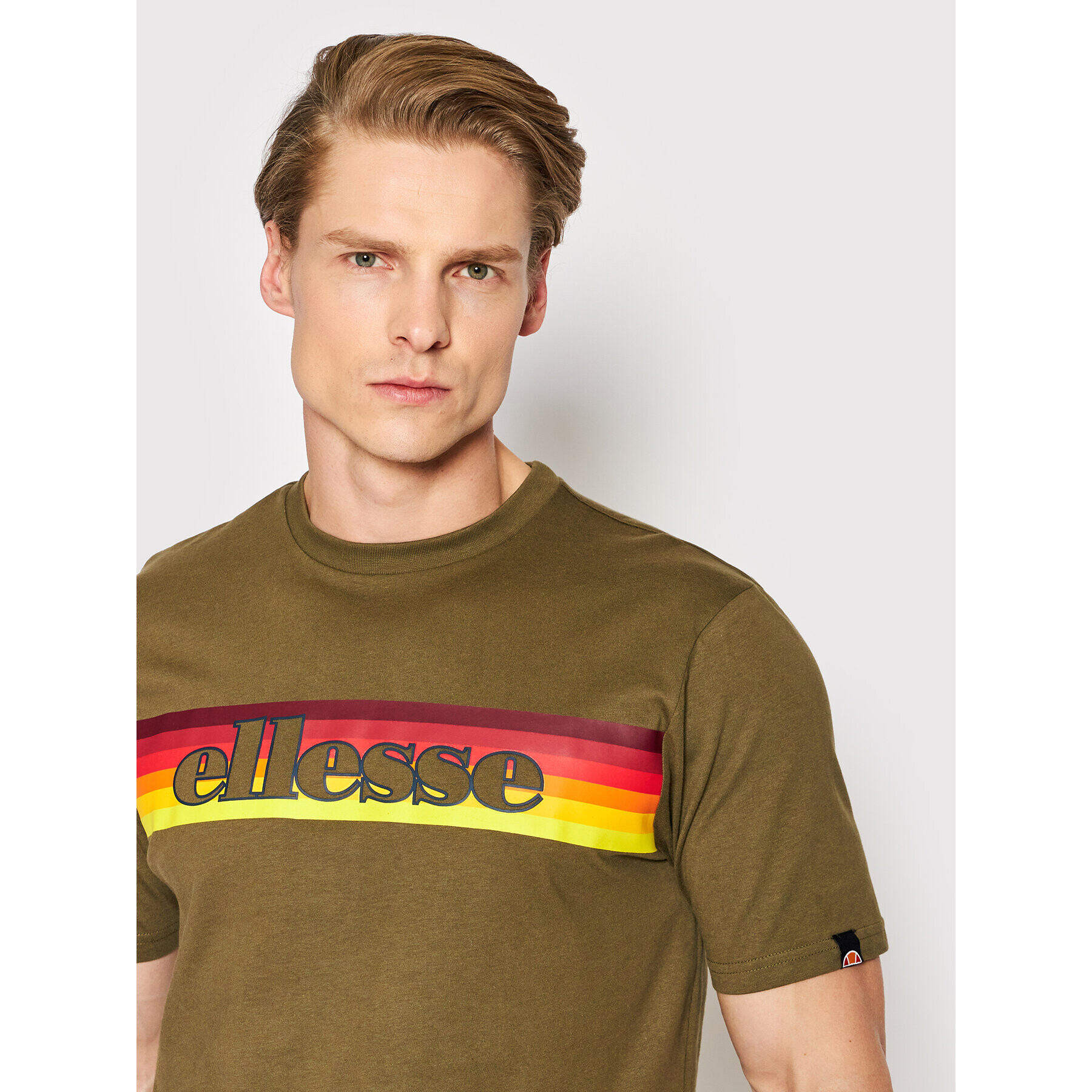 Ellesse Тишърт Dreilo SHM13822 Зелен Regular Fit - Pepit.bg