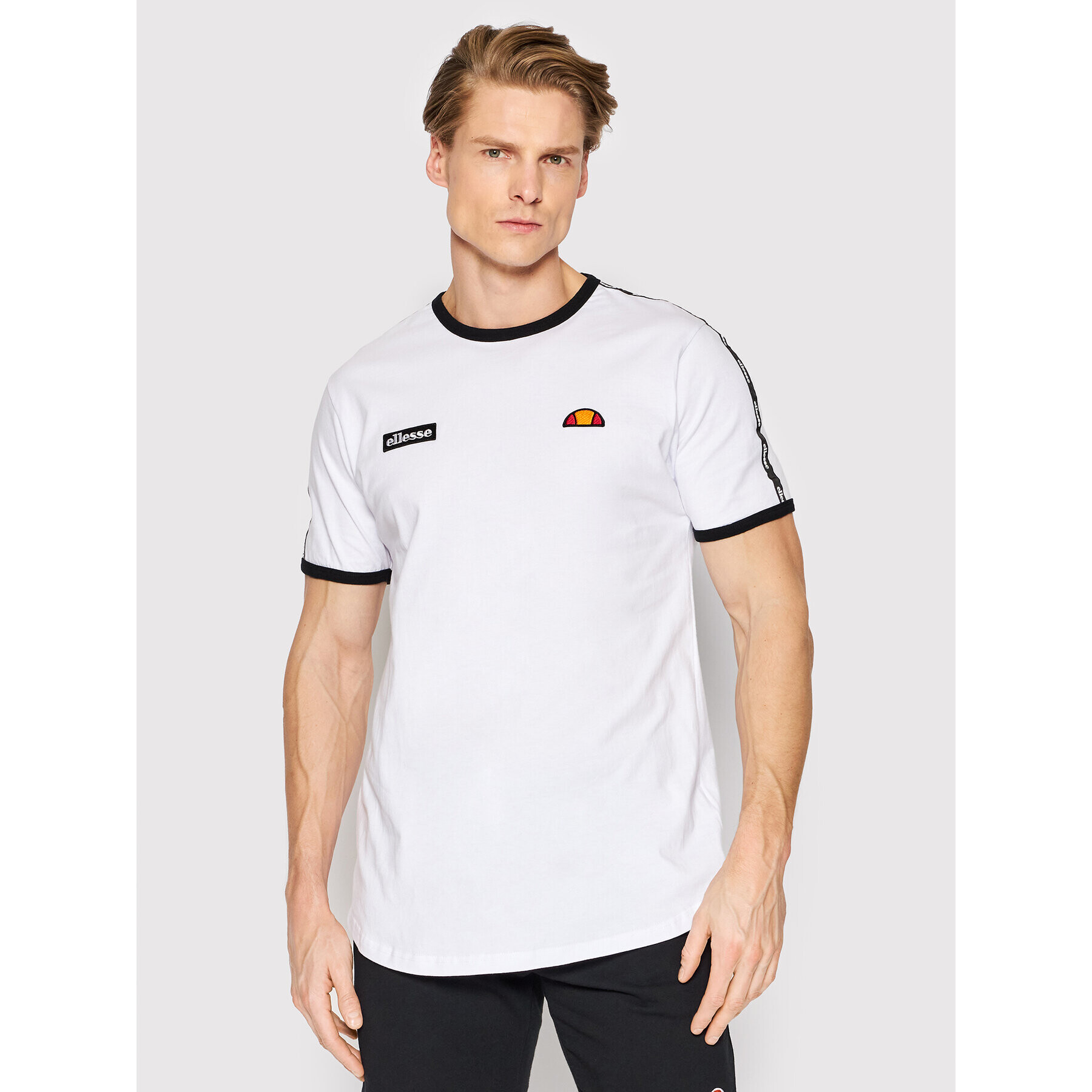Ellesse Тишърт Fedora SHM09088 Бял Regular Fit - Pepit.bg
