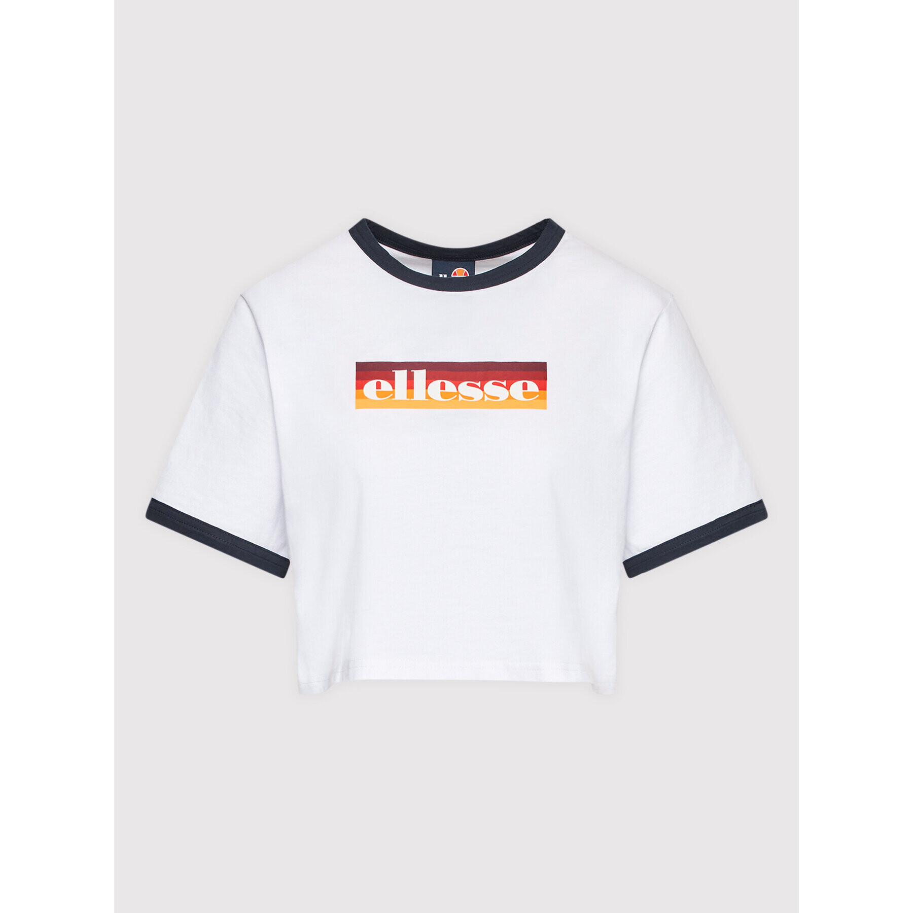 Ellesse Тишърт Filide SGI11072 Бял Cropped Fit - Pepit.bg