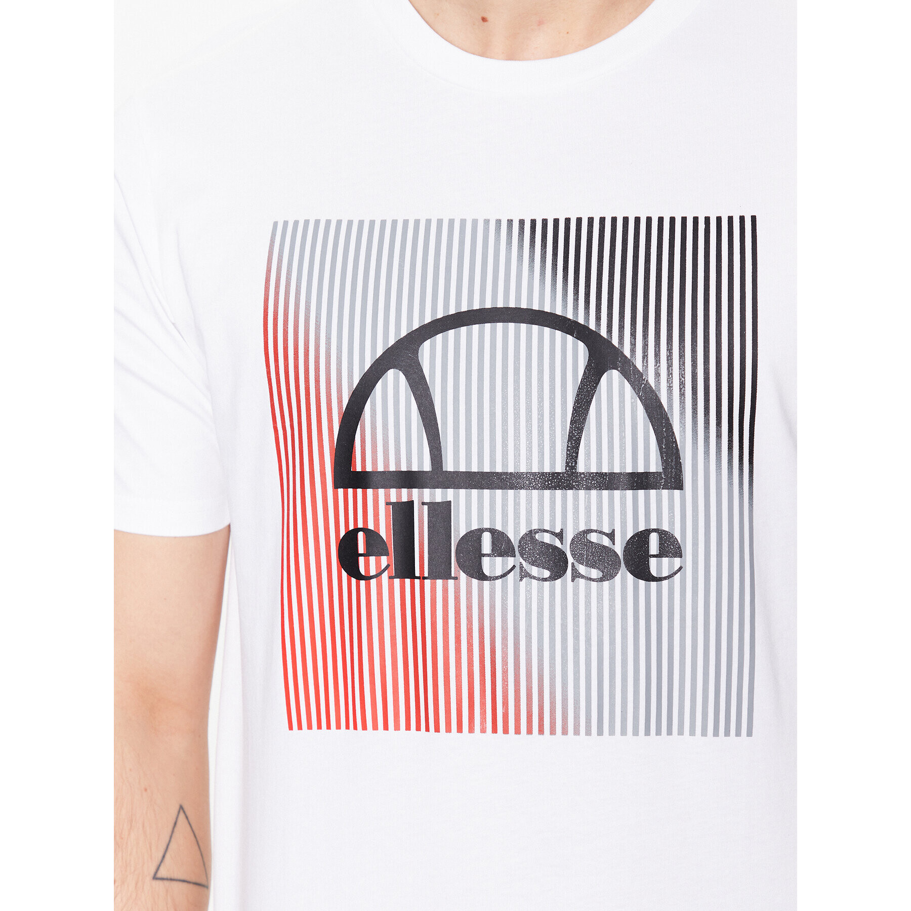 Ellesse Тишърт Flecta SXR17843 Бял Regular Fit - Pepit.bg