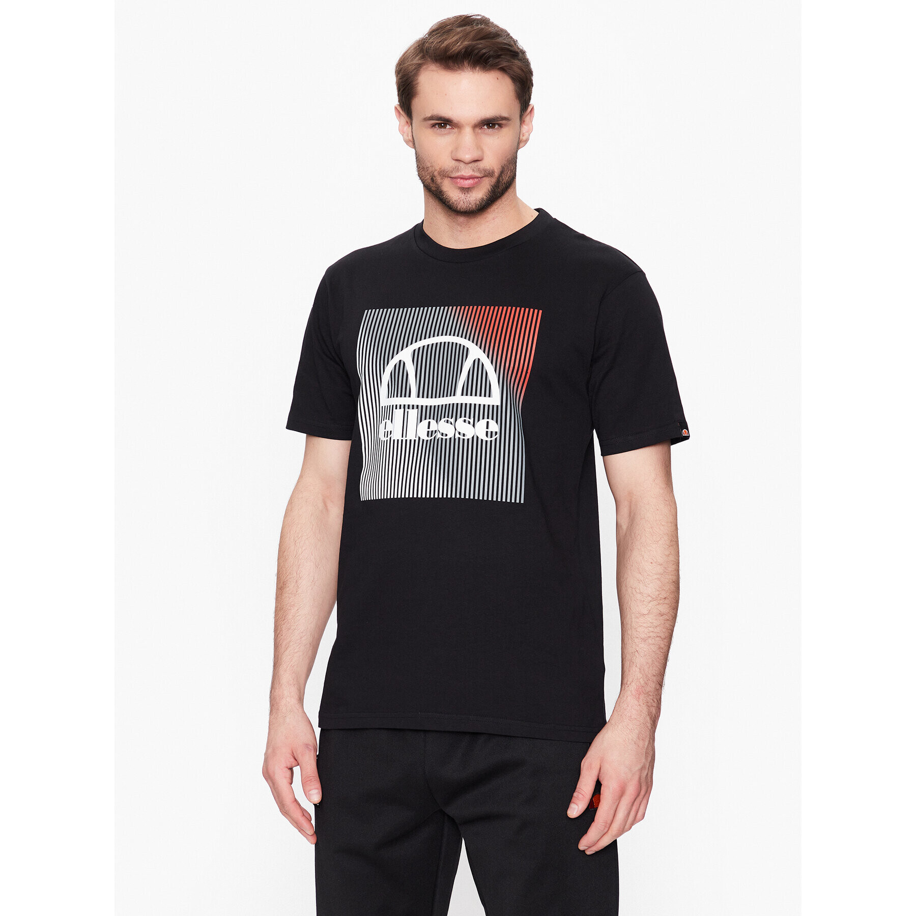 Ellesse Тишърт Flecta SXR17843 Черен Regular Fit - Pepit.bg