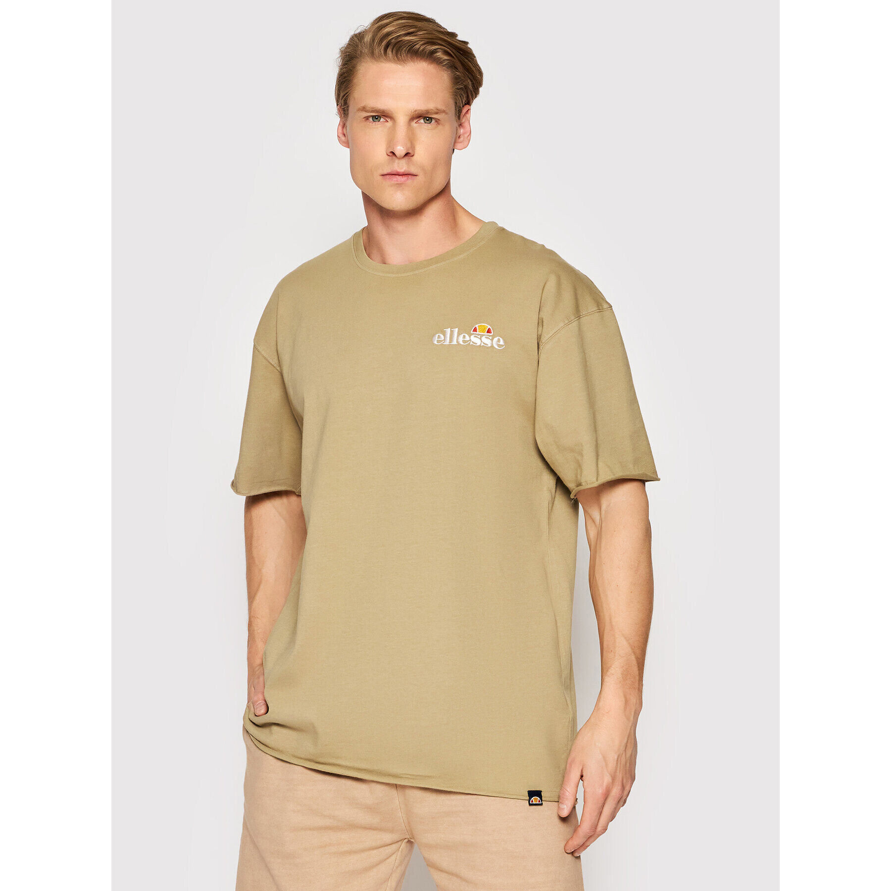 Ellesse Тишърт Fuller SHM13796 Кафяв Relaxed Fit - Pepit.bg