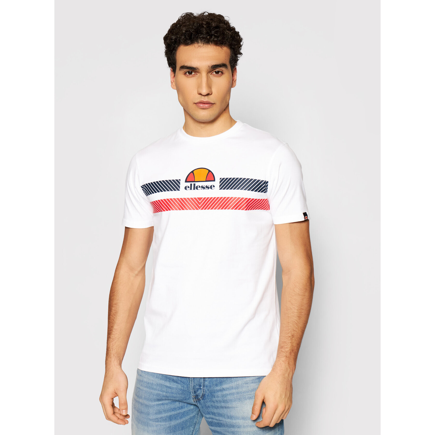 Ellesse Тишърт Glisenta SHI09758 Бял Regular Fit - Pepit.bg