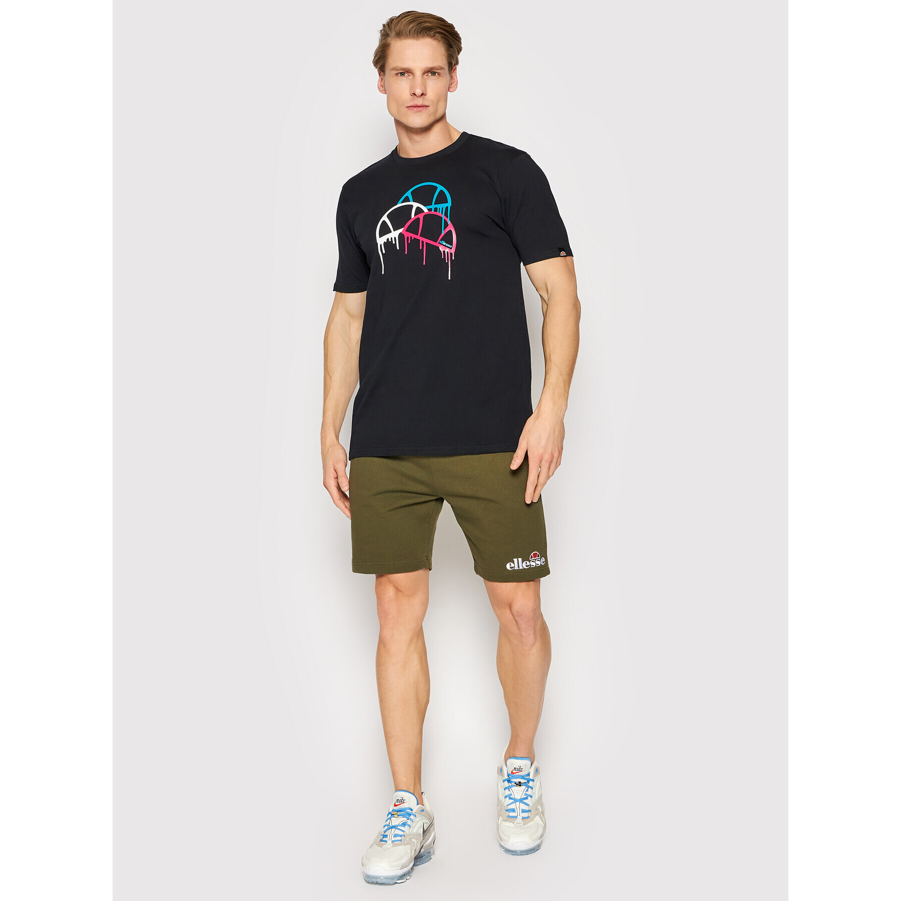 Ellesse Тишърт Graff SHM14266 Черен Regular Fit - Pepit.bg