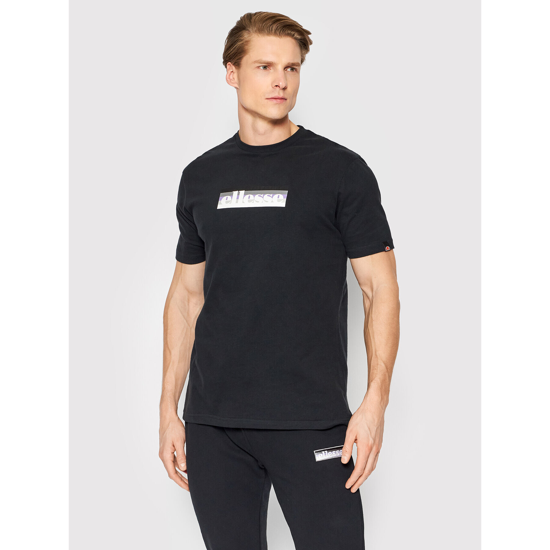 Ellesse Тишърт Kiko SHM14896 Черен Regular Fit - Pepit.bg