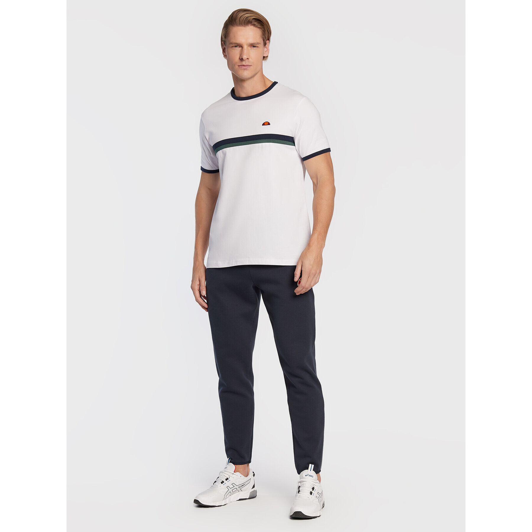 Ellesse Тишърт Lascio SHP15996 Бял Regular Fit - Pepit.bg