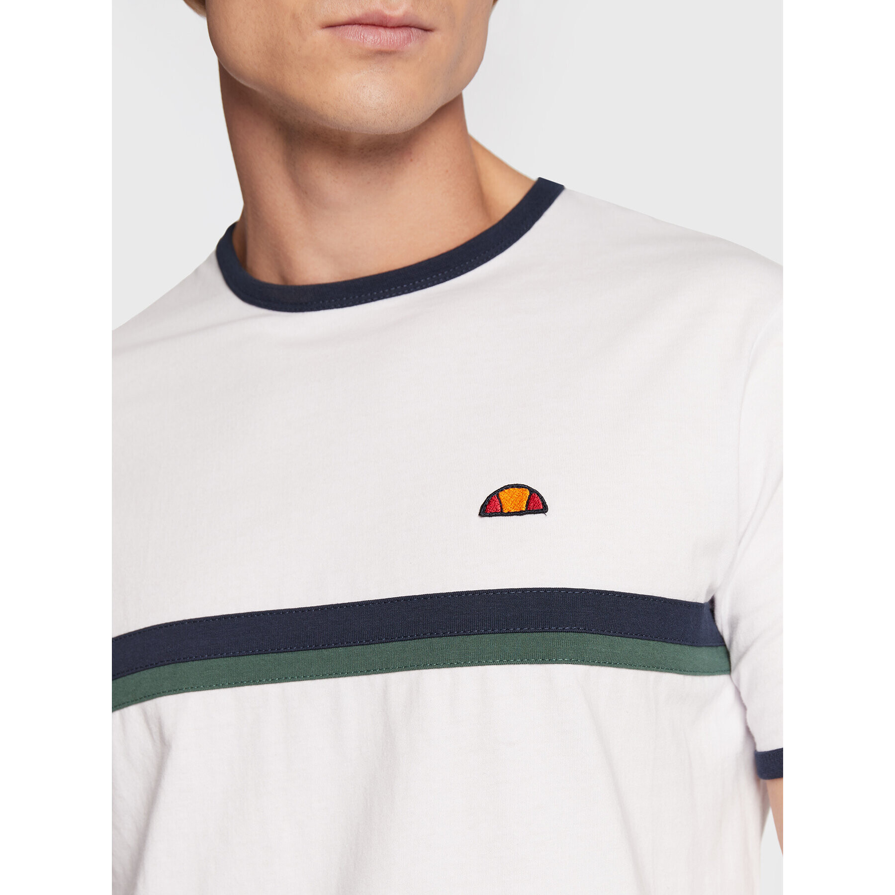 Ellesse Тишърт Lascio SHP15996 Бял Regular Fit - Pepit.bg