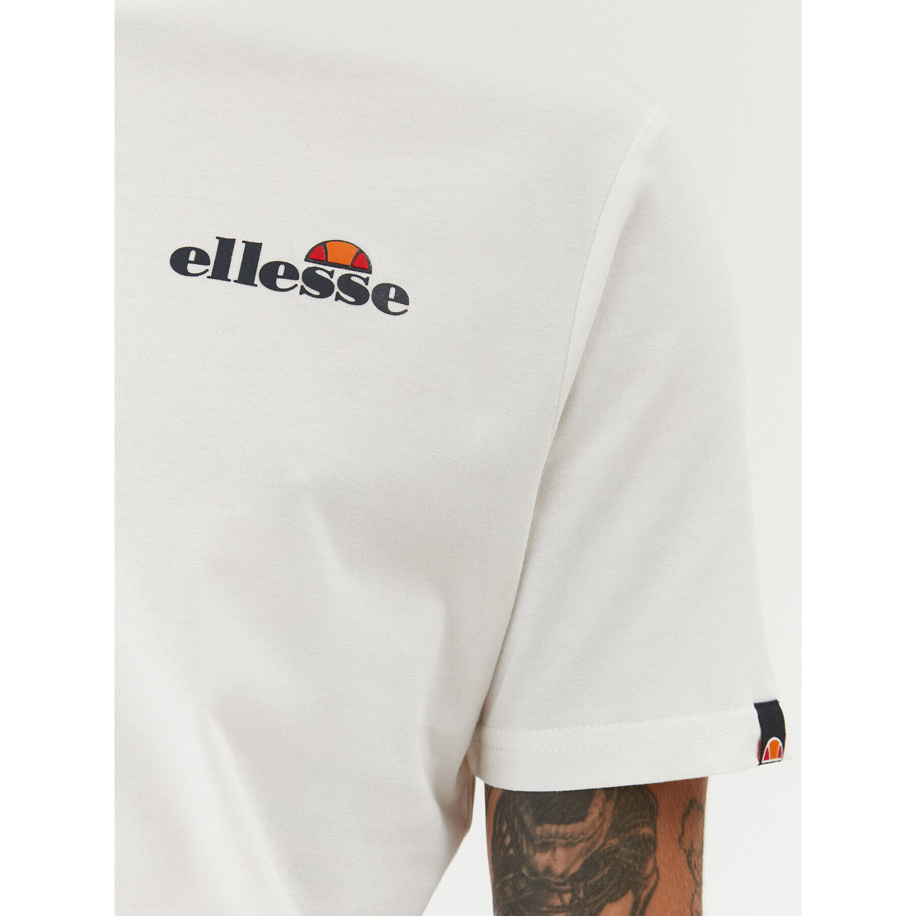 Ellesse Тишърт Liammo SHQ16807904 Бял Regular Fit - Pepit.bg