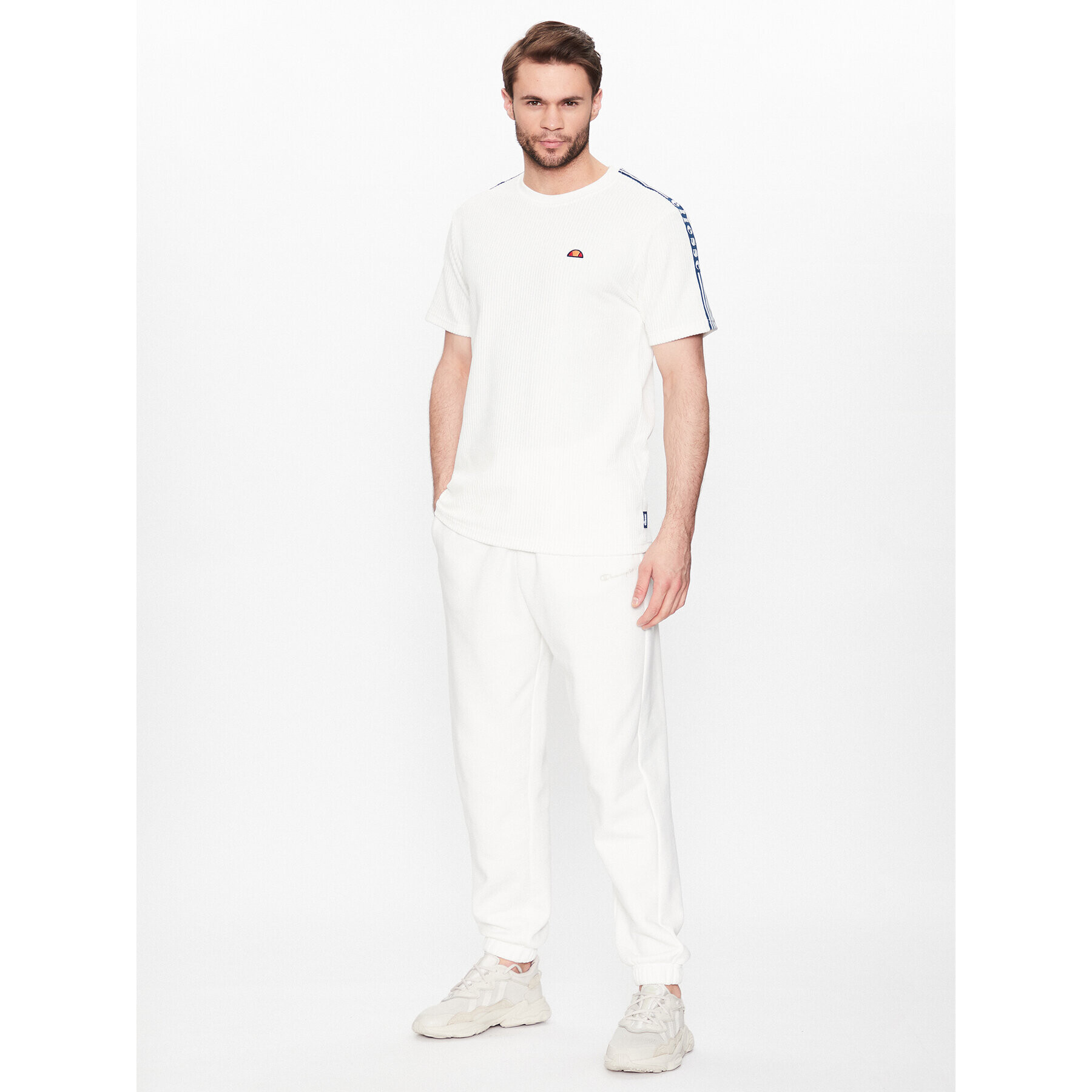 Ellesse Тишърт Madori SHR18179 Бял Regular Fit - Pepit.bg