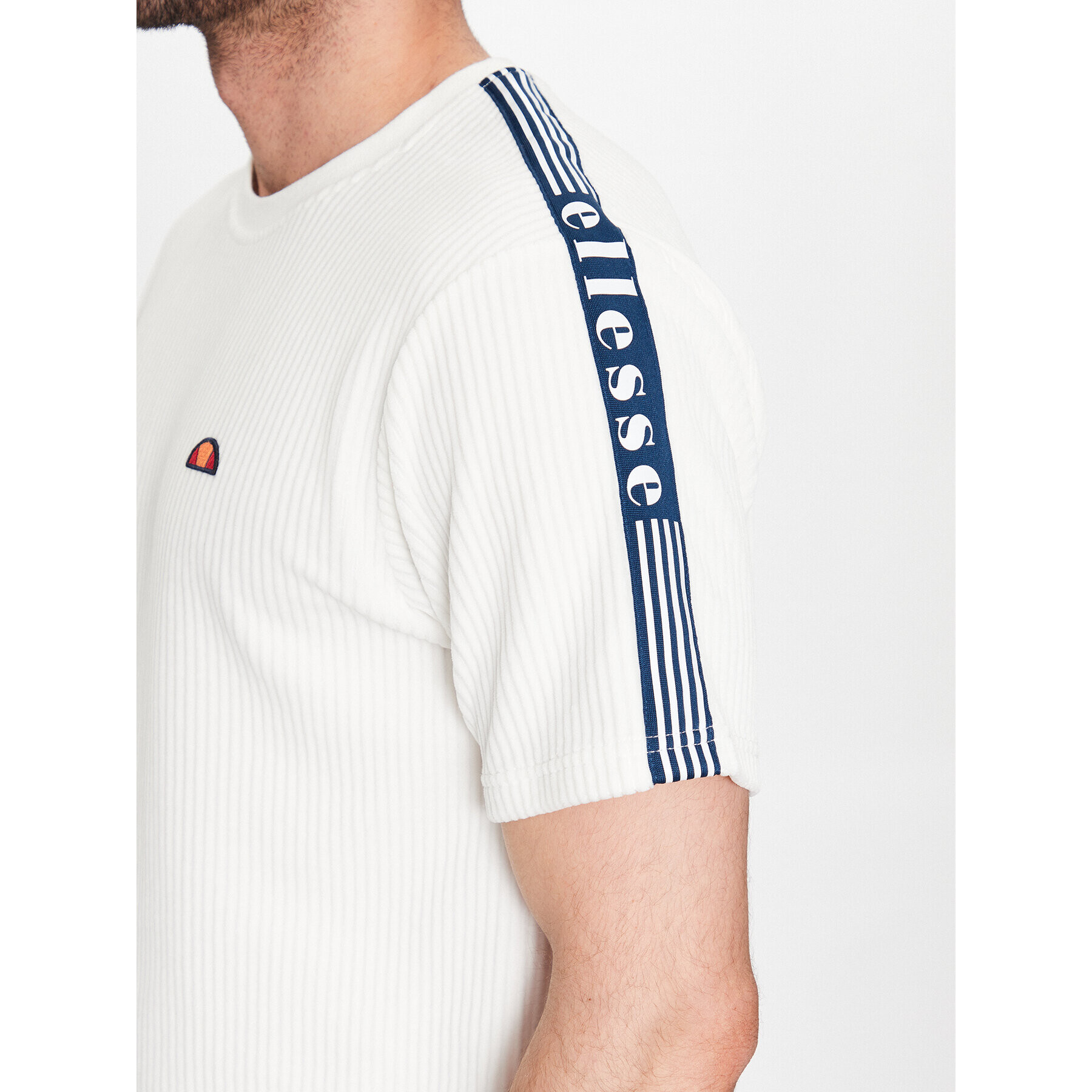 Ellesse Тишърт Madori SHR18179 Бял Regular Fit - Pepit.bg