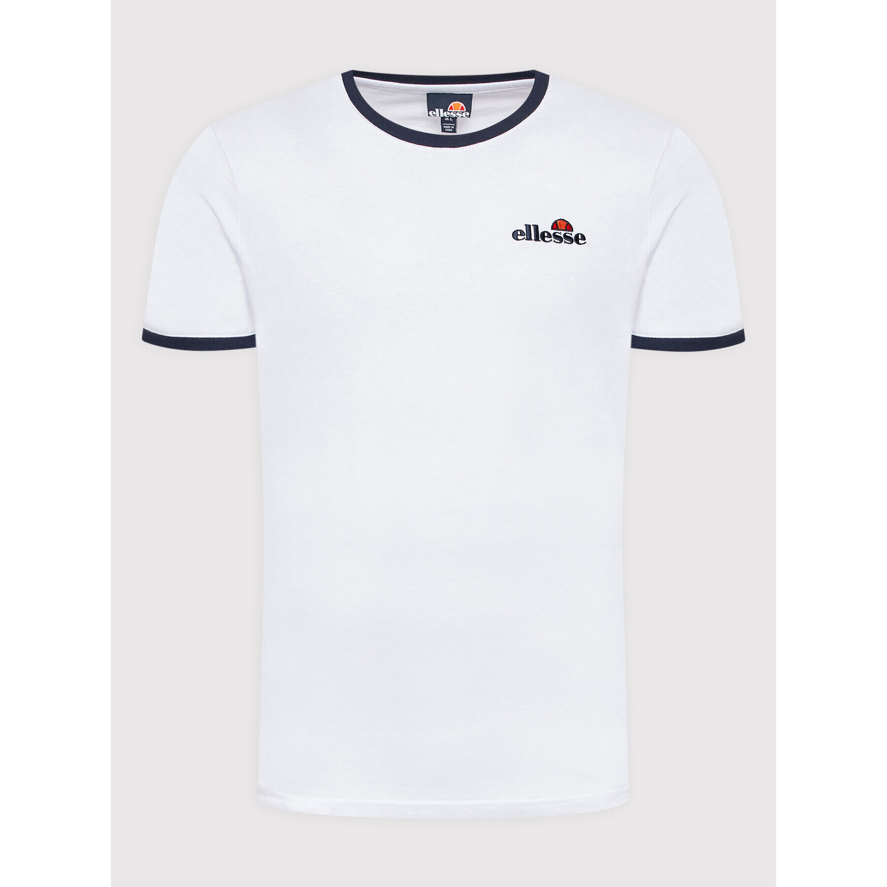 Ellesse Тишърт Meduno SHL10164 Бял Regular Fit - Pepit.bg