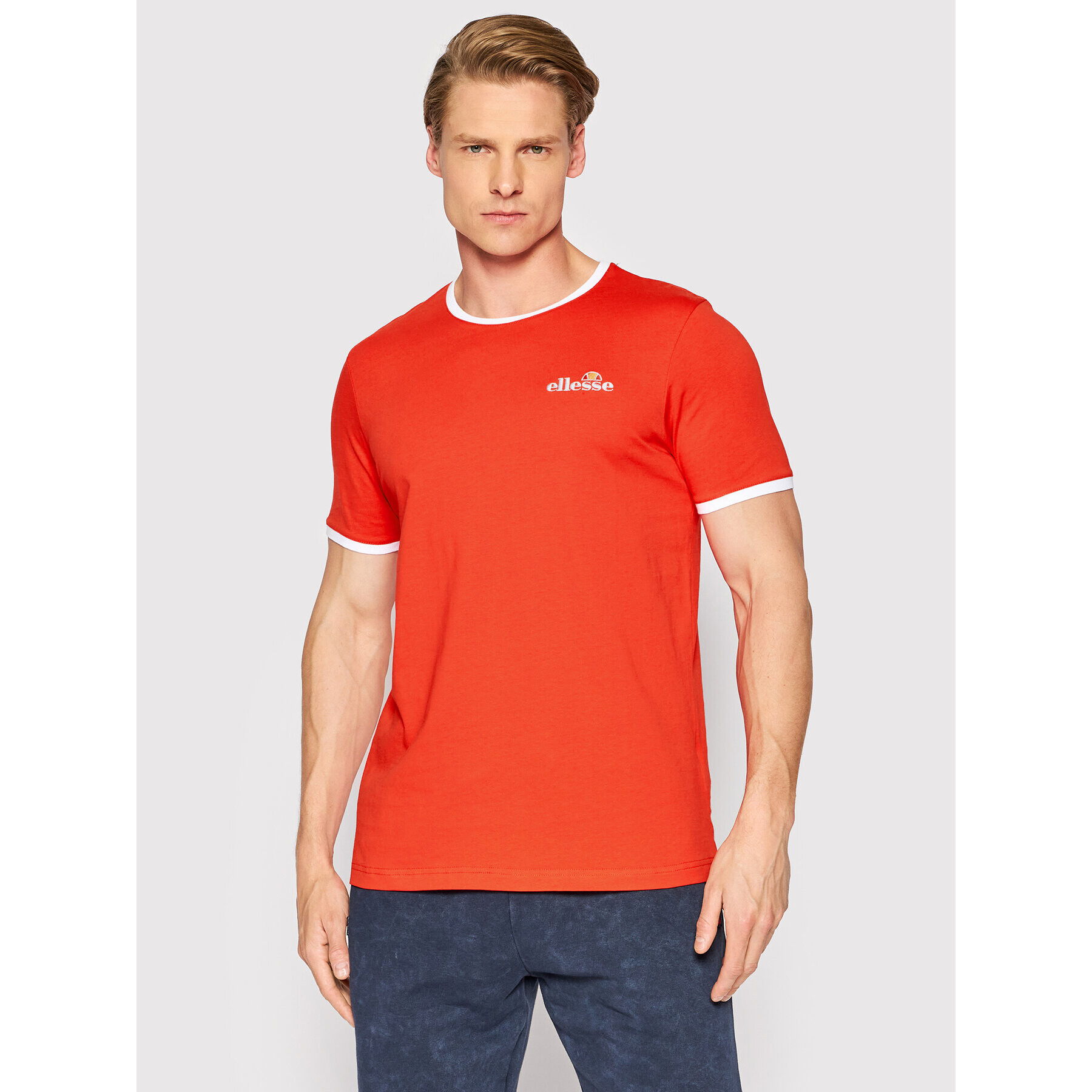 Ellesse Тишърт Meduno SHL10164 Червен Regular Fit - Pepit.bg