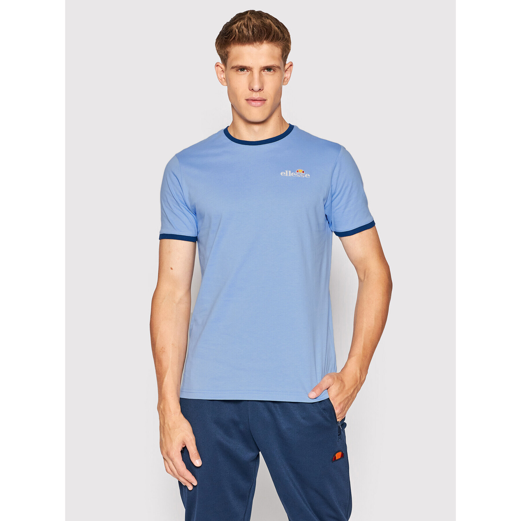 Ellesse Тишърт Meduno SHL10164 Син Regular Fit - Pepit.bg