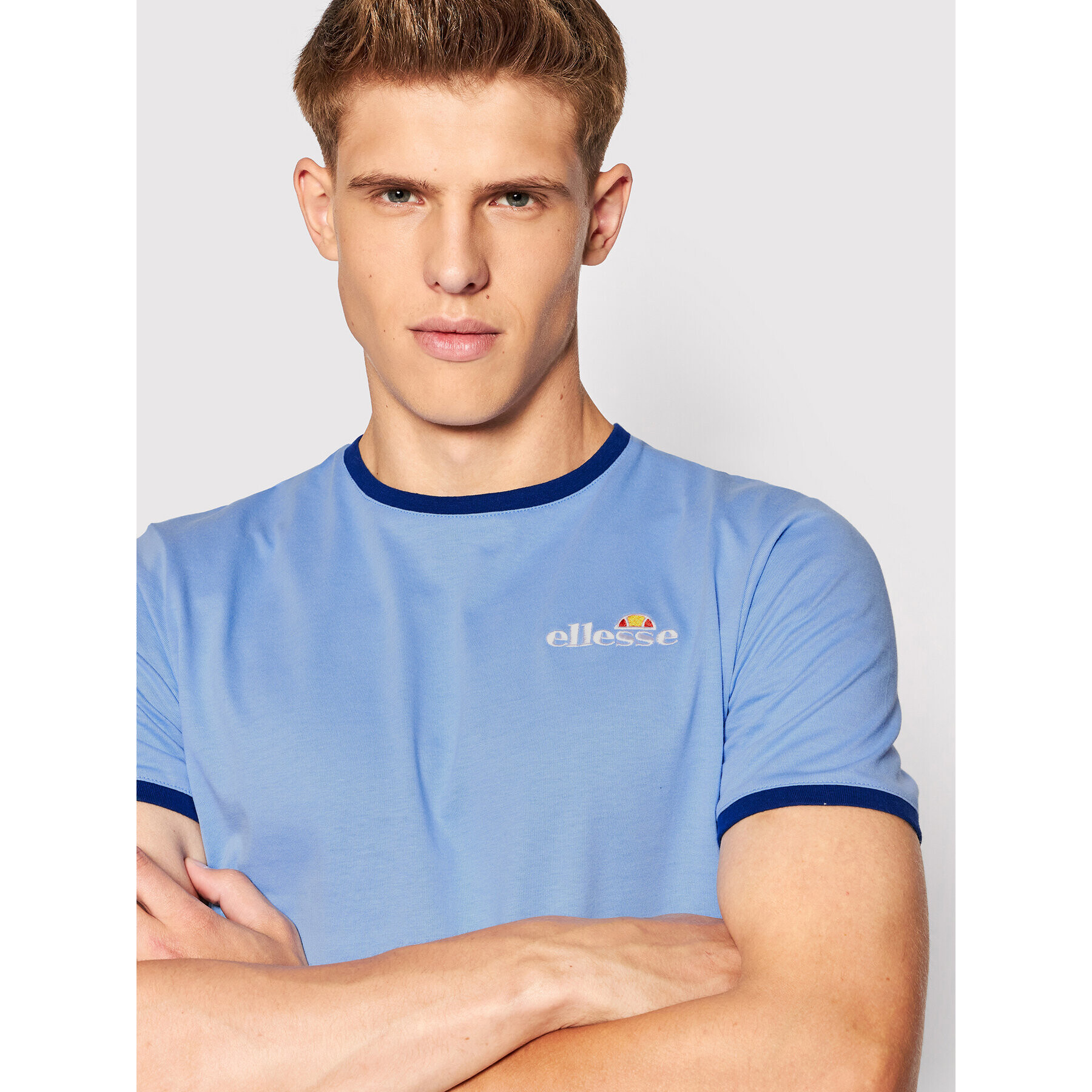 Ellesse Тишърт Meduno SHL10164 Син Regular Fit - Pepit.bg