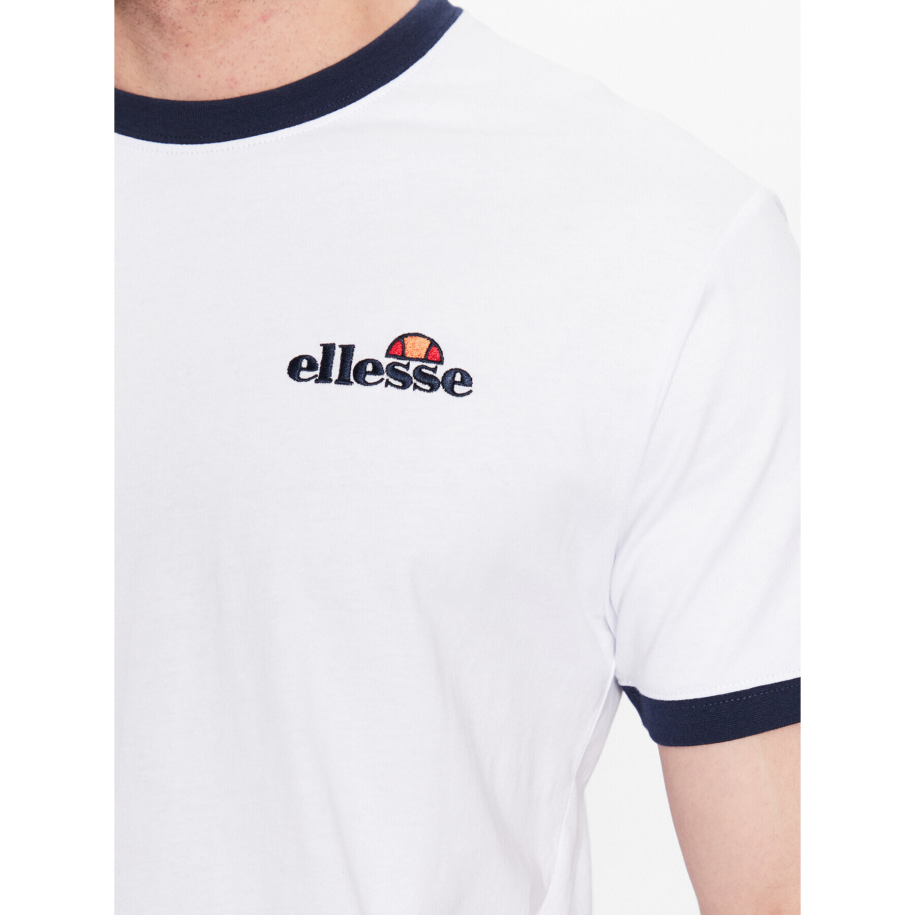 Ellesse Тишърт Meduno SHR10164 Бял Regular Fit - Pepit.bg