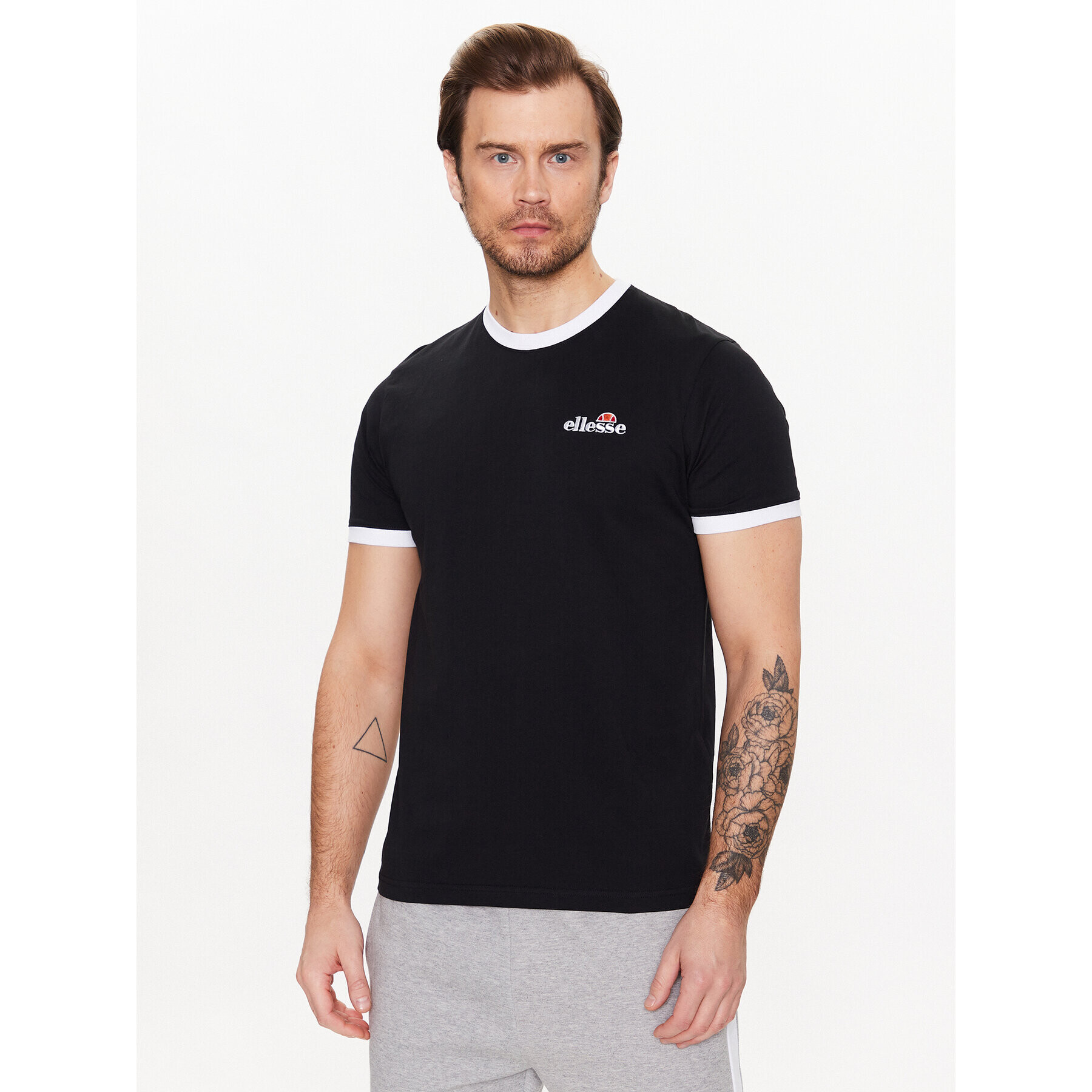 Ellesse Тишърт Meduno SHR10164 Черен Regular Fit - Pepit.bg