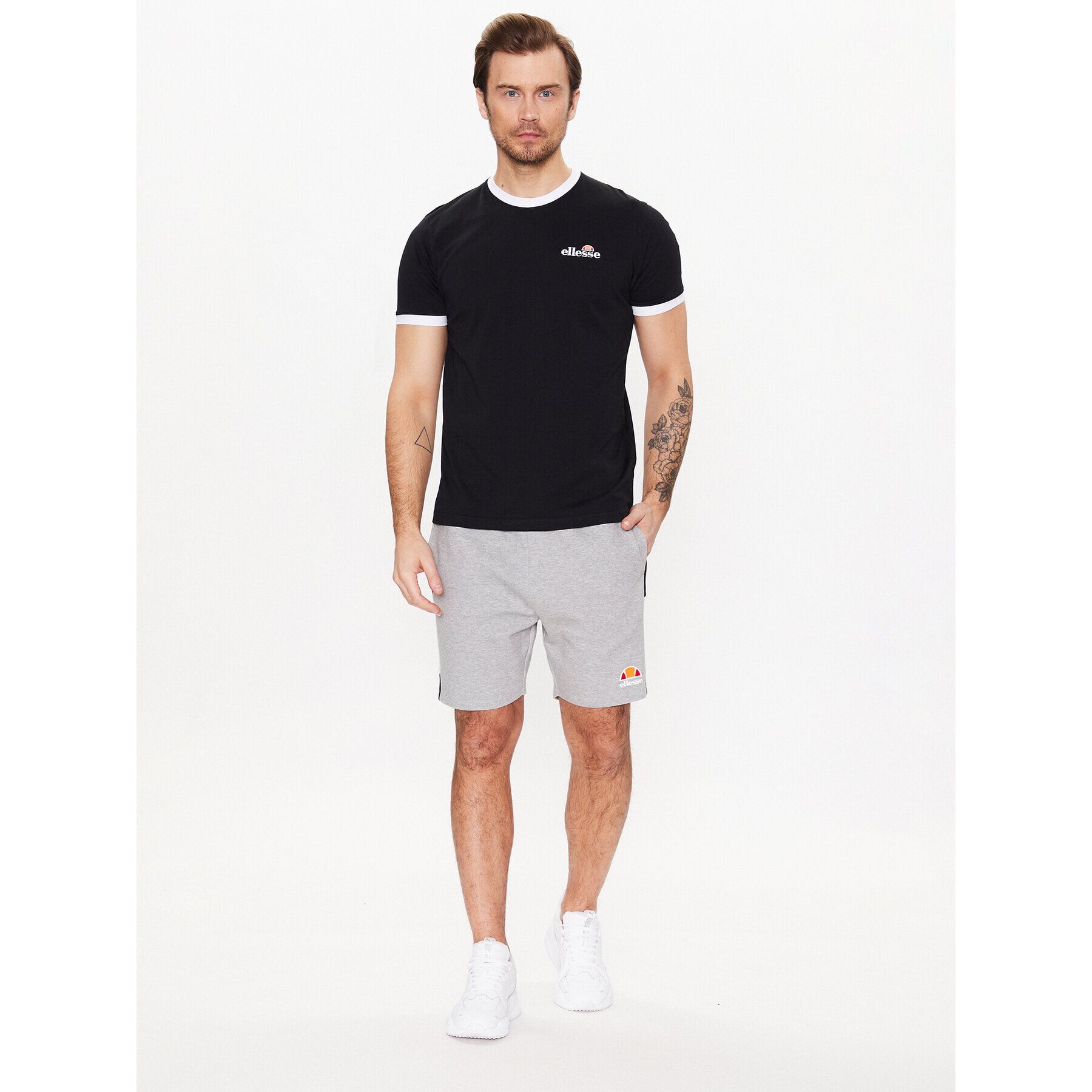 Ellesse Тишърт Meduno SHR10164 Черен Regular Fit - Pepit.bg