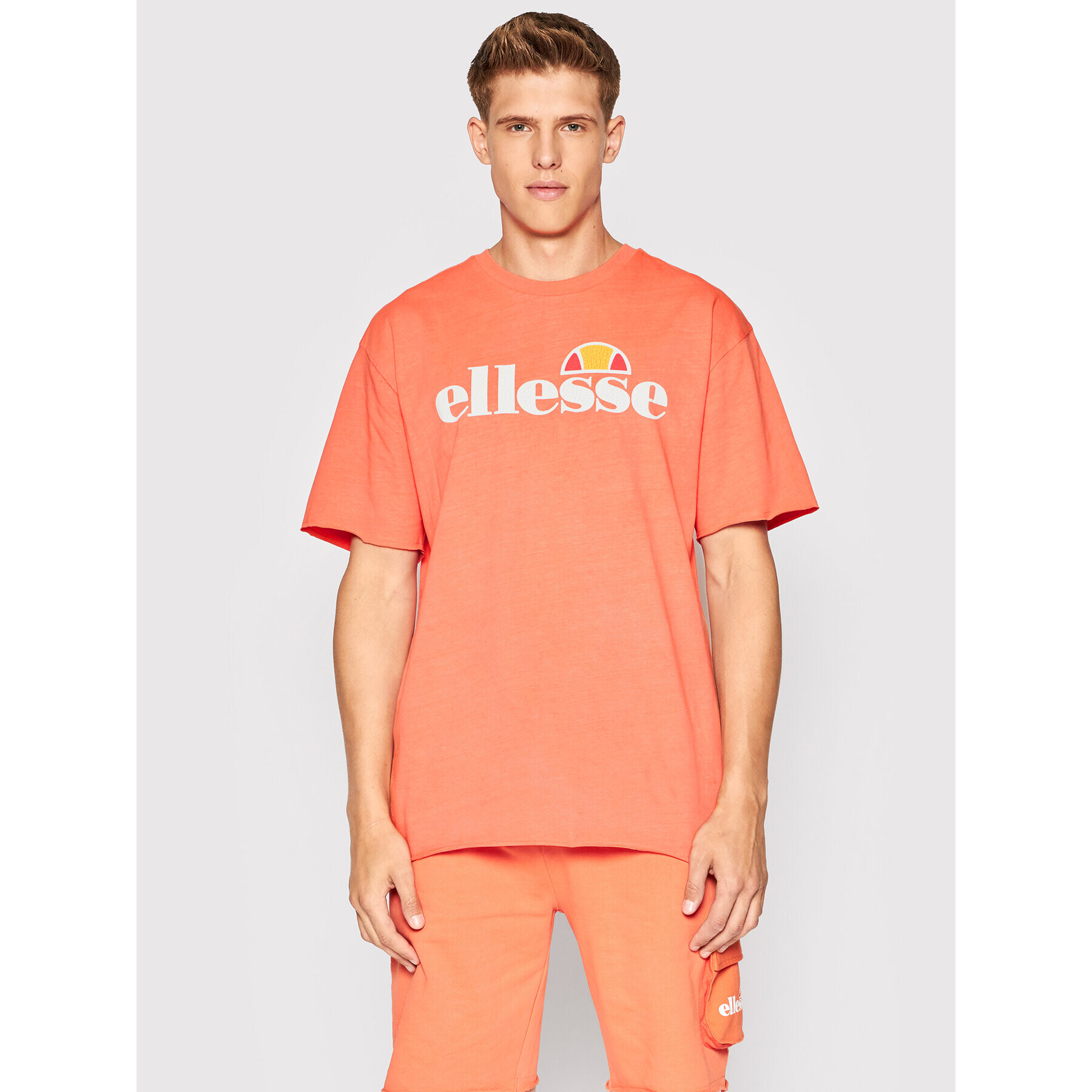 Ellesse Тишърт Miater SHN15150 Оранжев Regular Fit - Pepit.bg