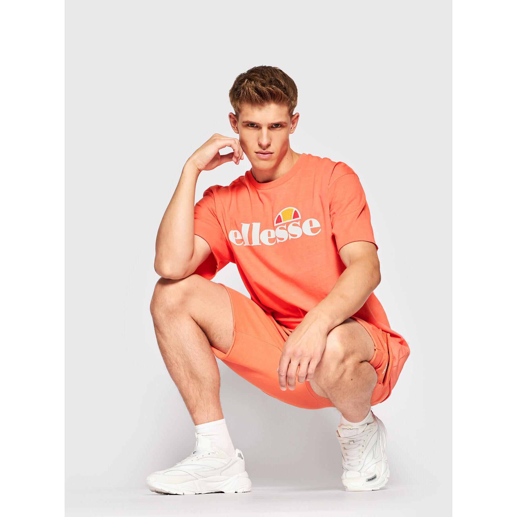 Ellesse Тишърт Miater SHN15150 Оранжев Regular Fit - Pepit.bg