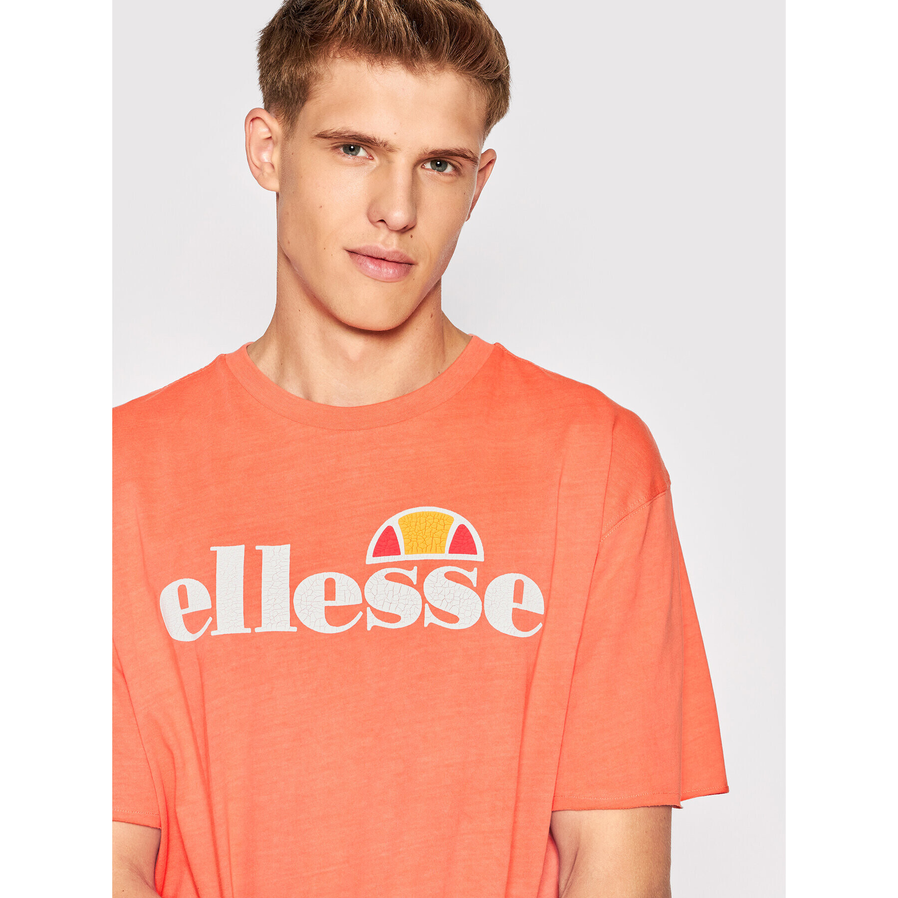 Ellesse Тишърт Miater SHN15150 Оранжев Regular Fit - Pepit.bg