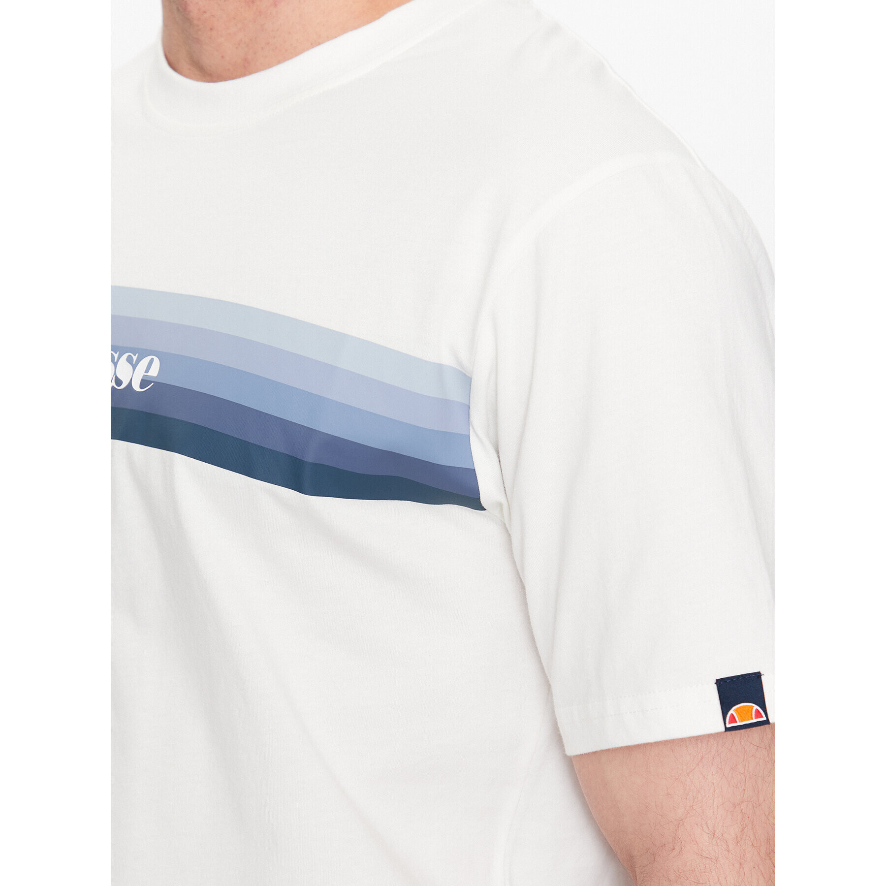 Ellesse Тишърт Murillo SHR17446 Бял Regular Fit - Pepit.bg