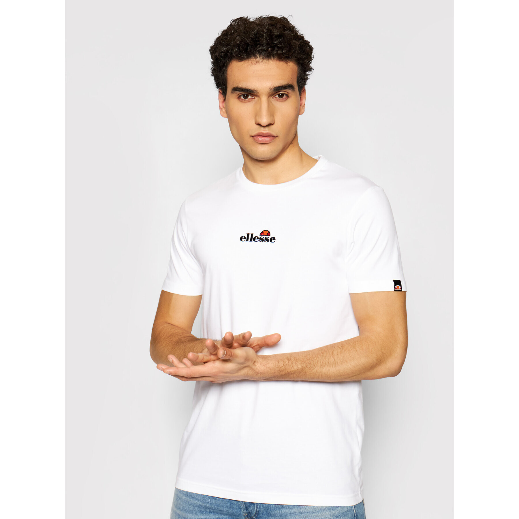 Ellesse Тишърт Muzze SHI11527 Бял Regular Fit - Pepit.bg