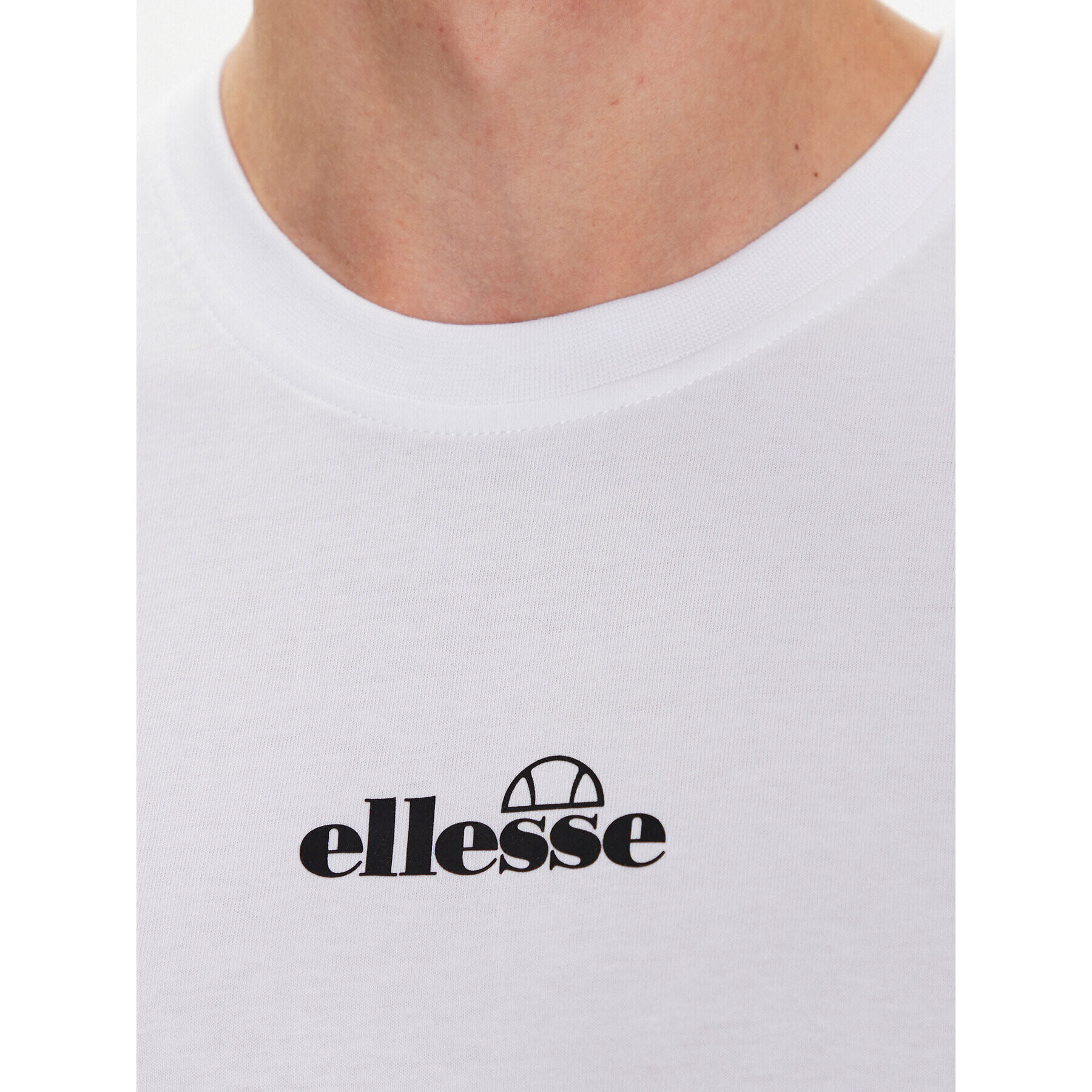 Ellesse Тишърт Ollio SHP16463 Бял Regular Fit - Pepit.bg