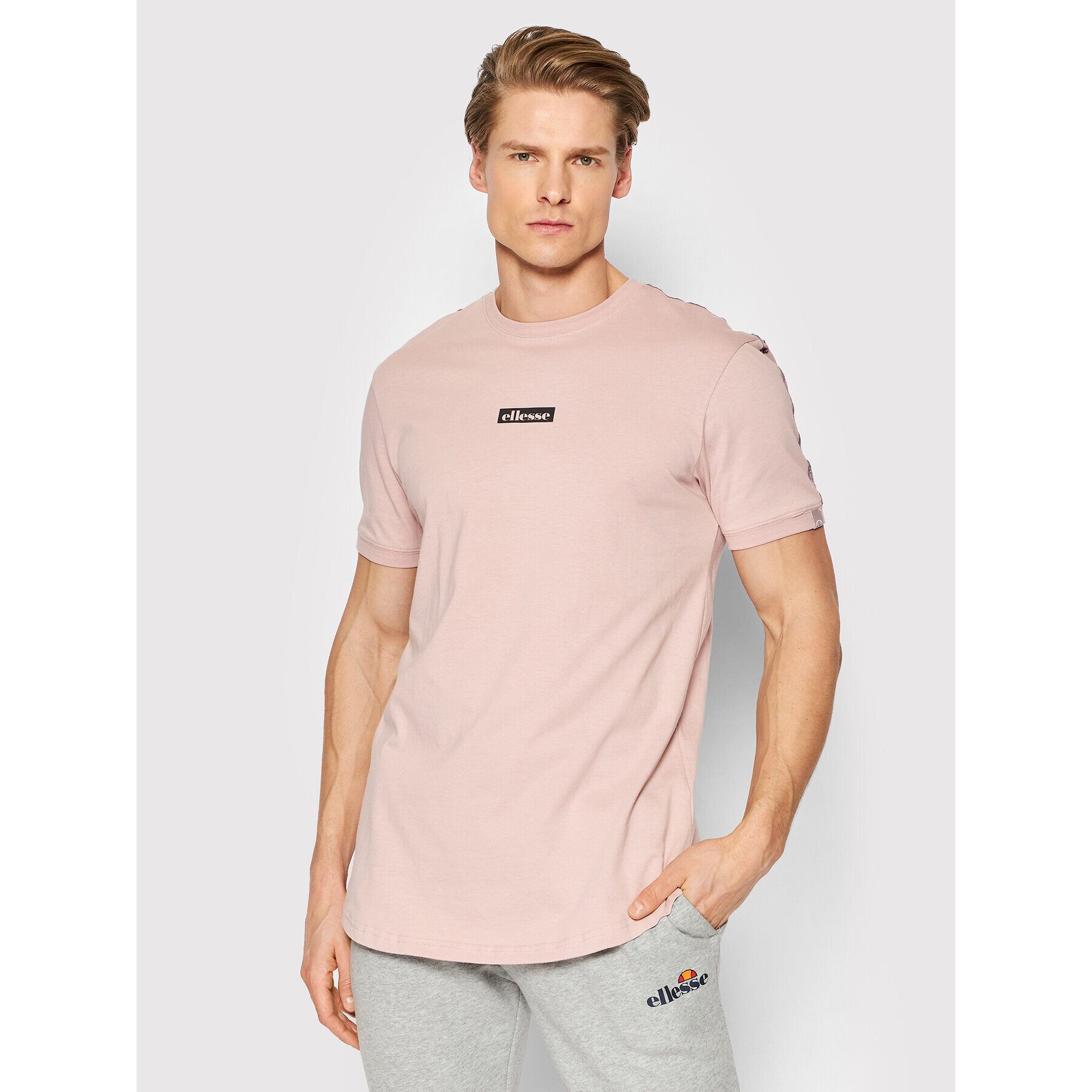 Ellesse Тишърт Omini SHM14208 Розов Regular Fit - Pepit.bg