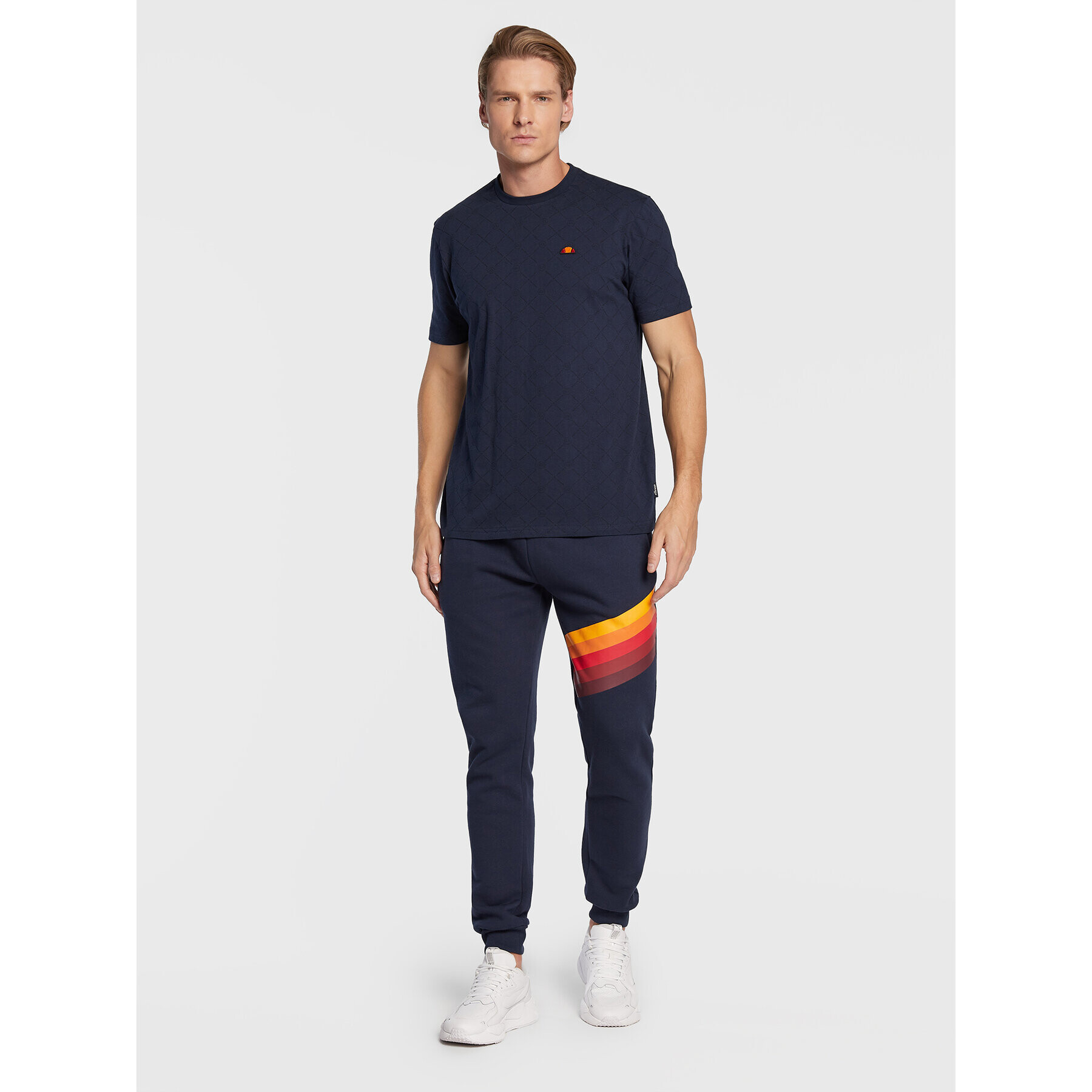 Ellesse Тишърт Pensavo SHP15995 Тъмносин Regular Fit - Pepit.bg