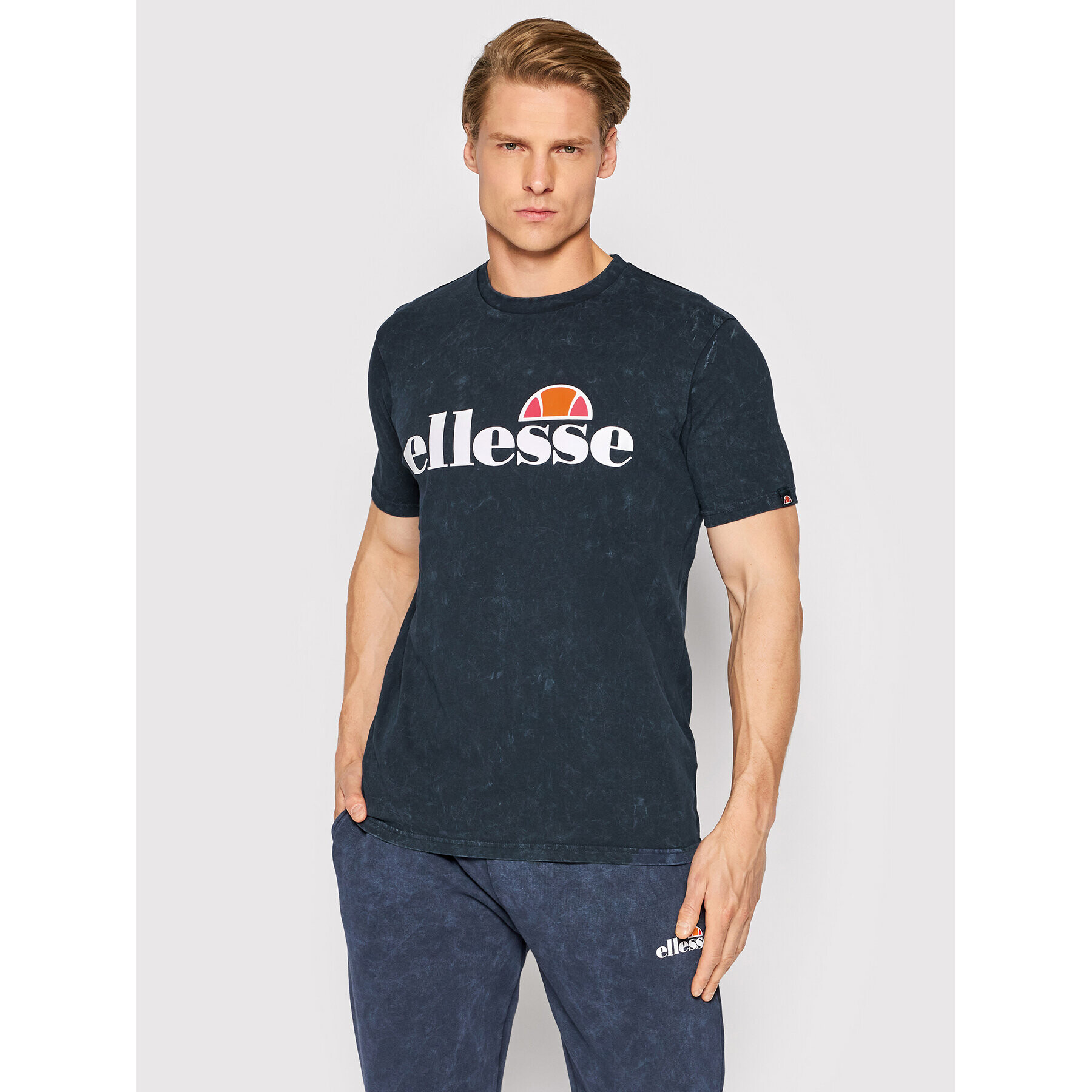 Ellesse Тишърт Prado SHM14367 Тъмносин Regular Fit - Pepit.bg