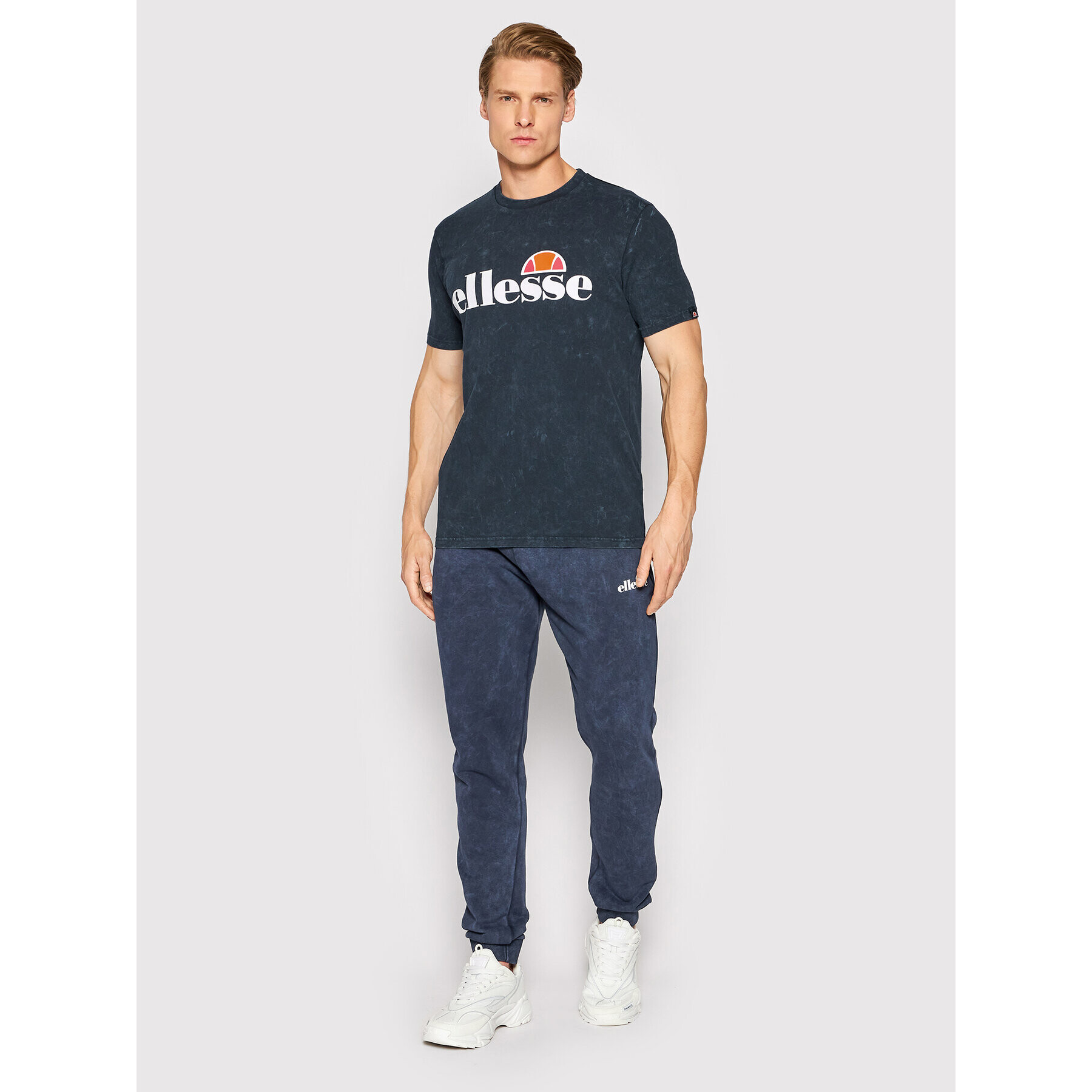 Ellesse Тишърт Prado SHM14367 Тъмносин Regular Fit - Pepit.bg