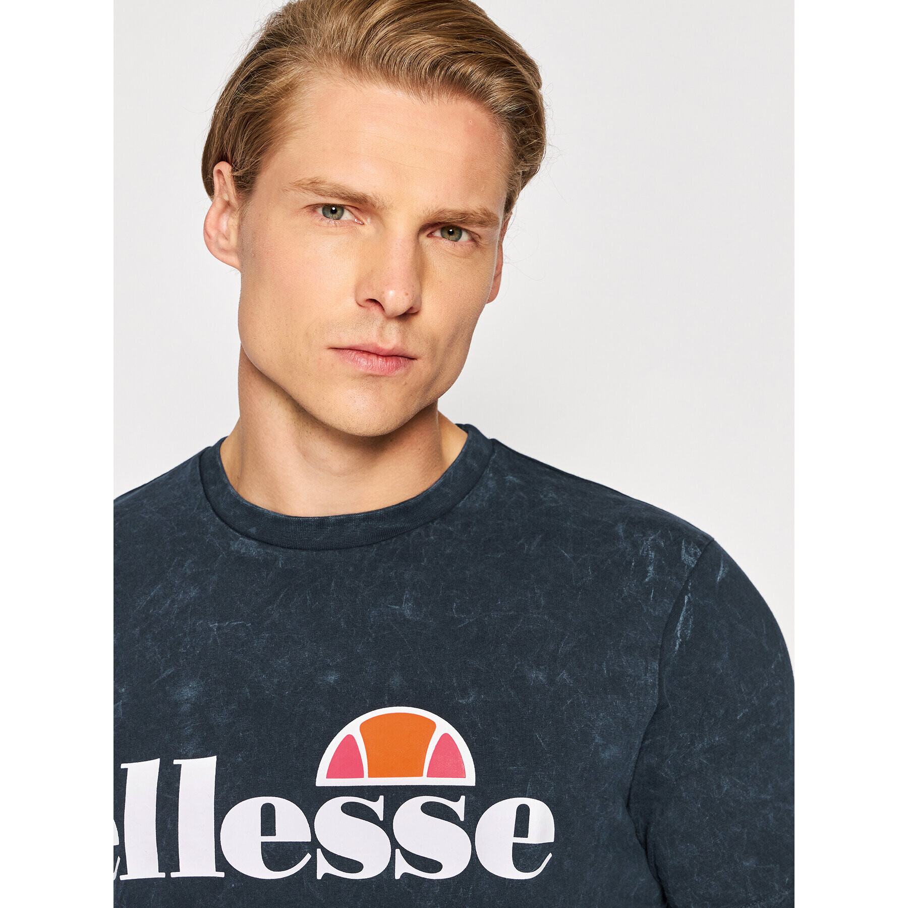 Ellesse Тишърт Prado SHM14367 Тъмносин Regular Fit - Pepit.bg