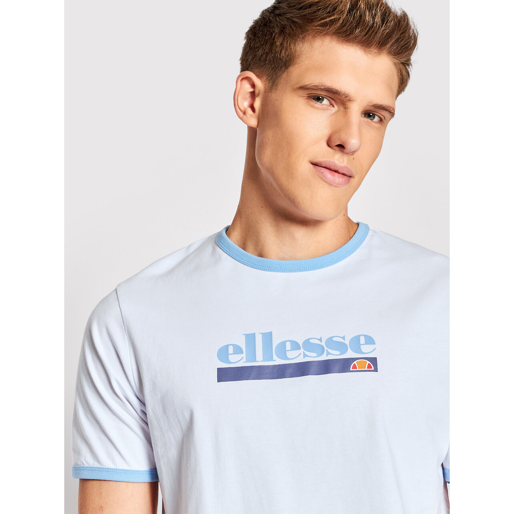 Ellesse Тишърт Privalova SHN15256 Бял Regular Fit - Pepit.bg