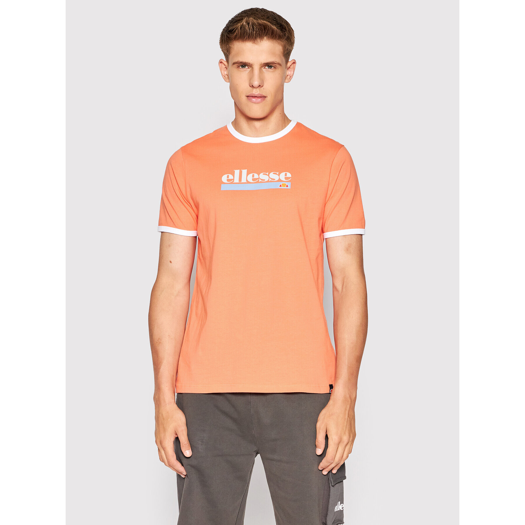 Ellesse Тишърт Privalova SHN15256 Оранжев Regular Fit - Pepit.bg