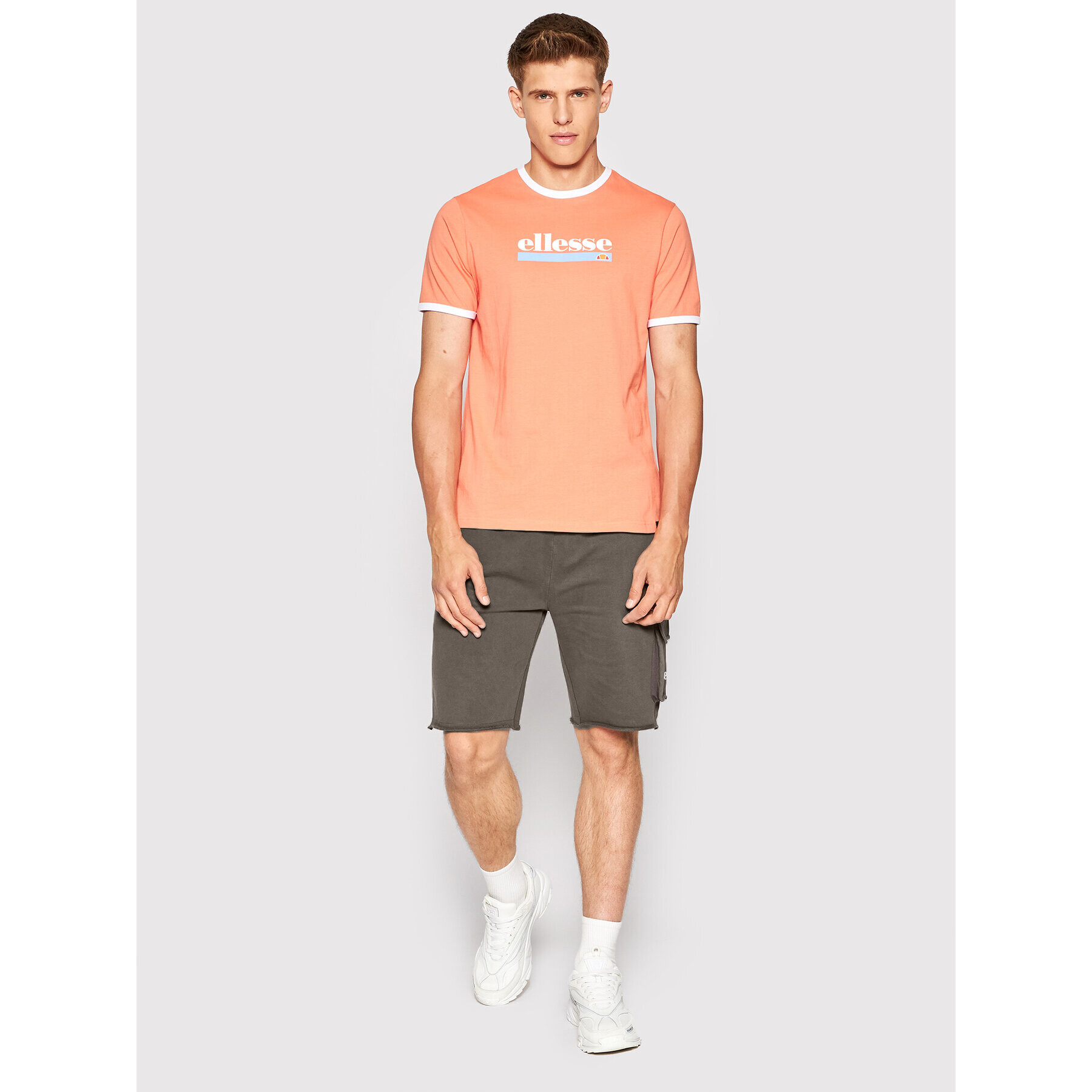 Ellesse Тишърт Privalova SHN15256 Оранжев Regular Fit - Pepit.bg