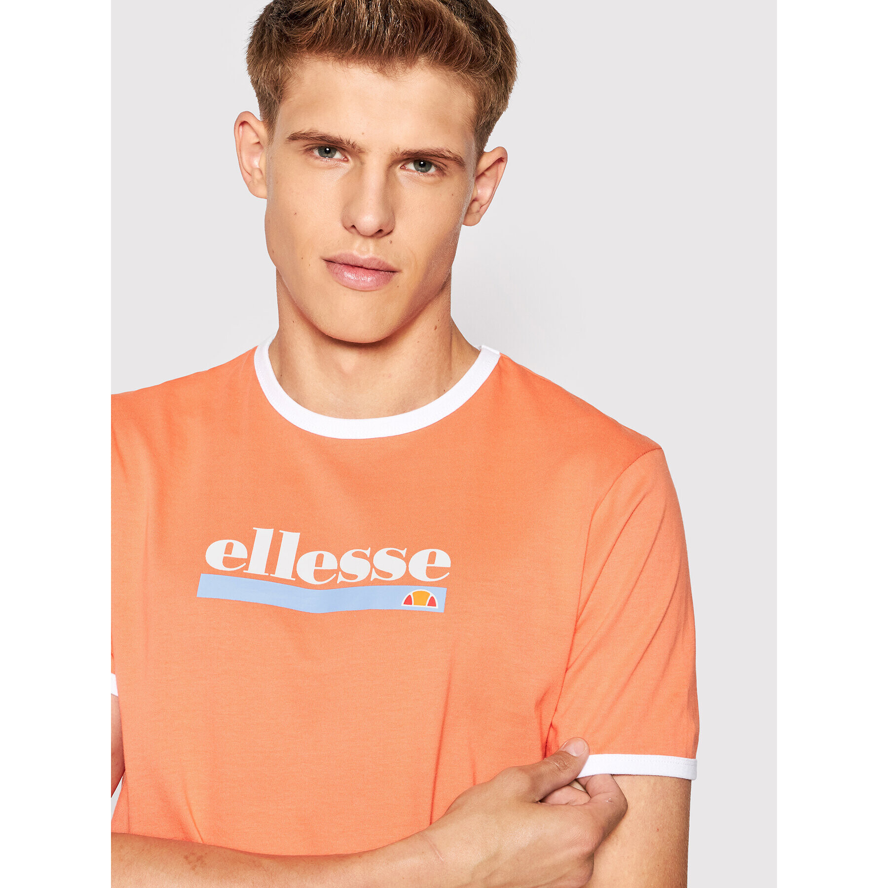 Ellesse Тишърт Privalova SHN15256 Оранжев Regular Fit - Pepit.bg