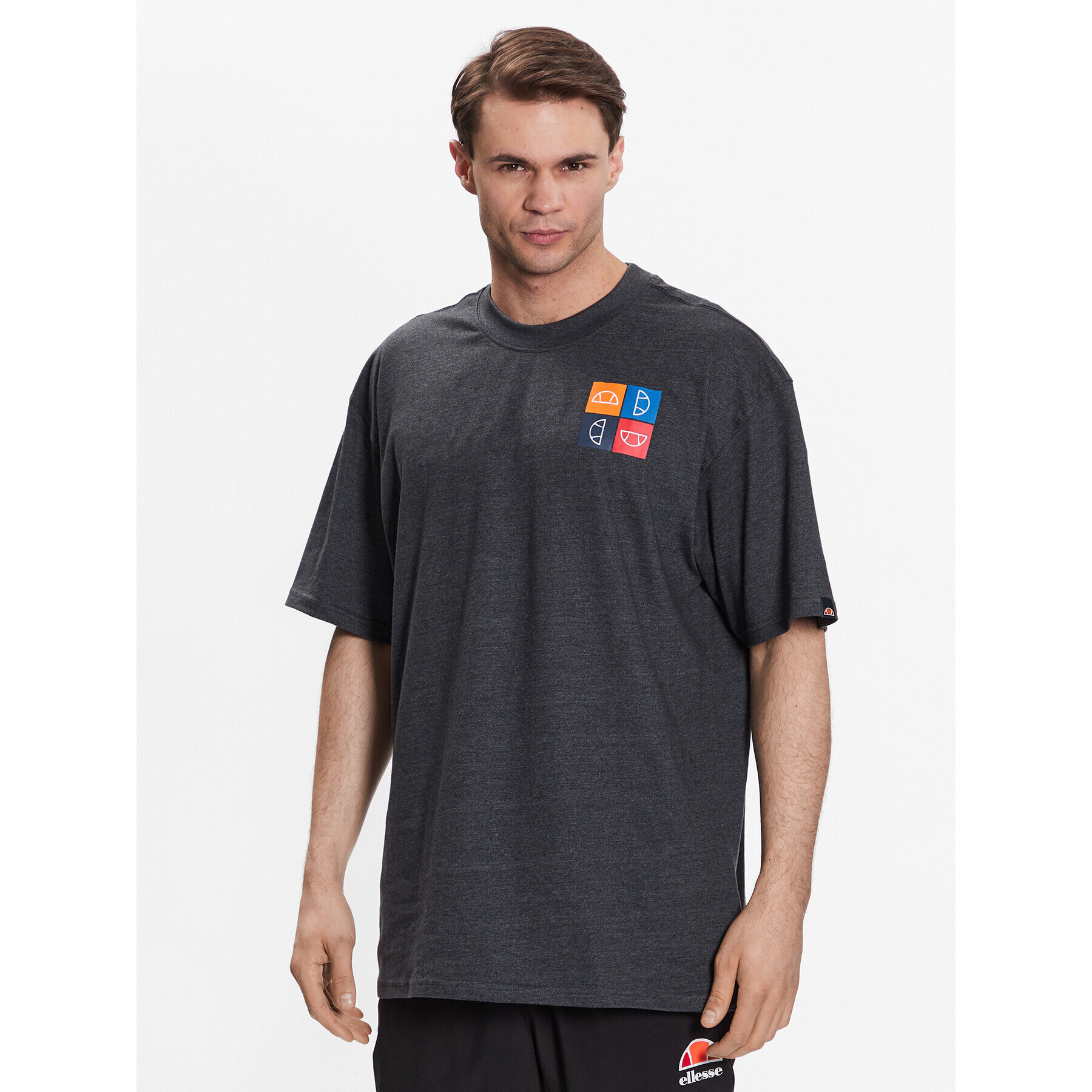 Ellesse Тишърт Rolletto SHR17641 Сив Regular Fit - Pepit.bg