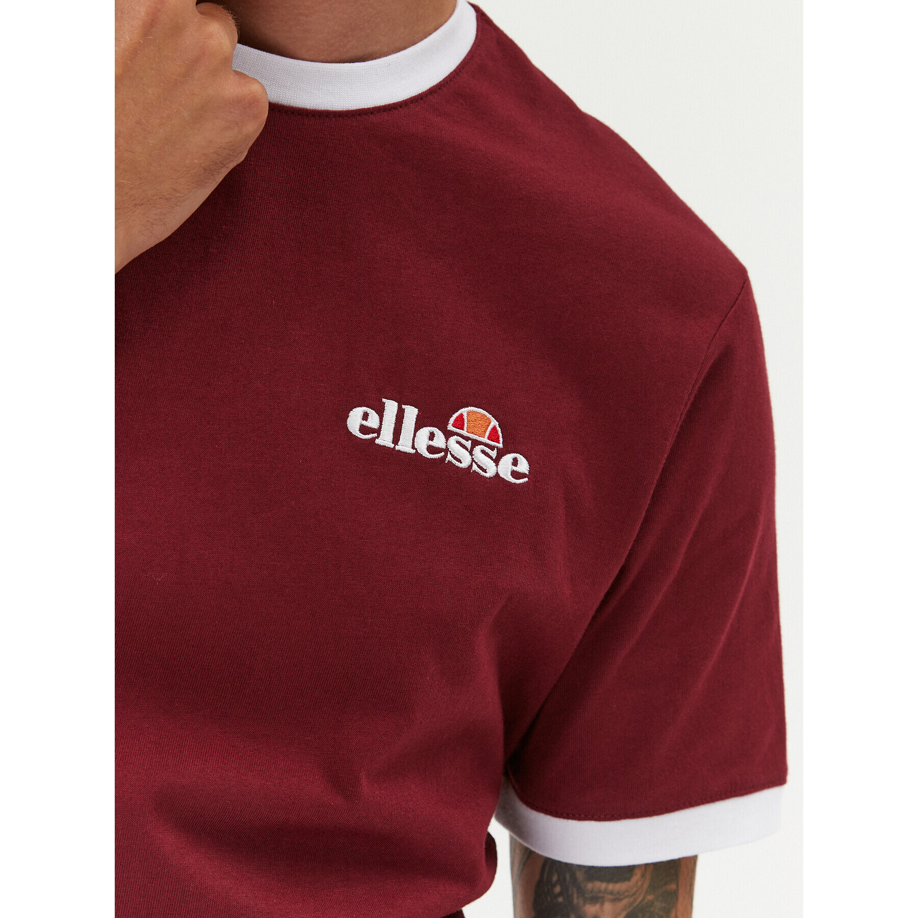 Ellesse Тишърт SHL10164 Бордо Regular Fit - Pepit.bg