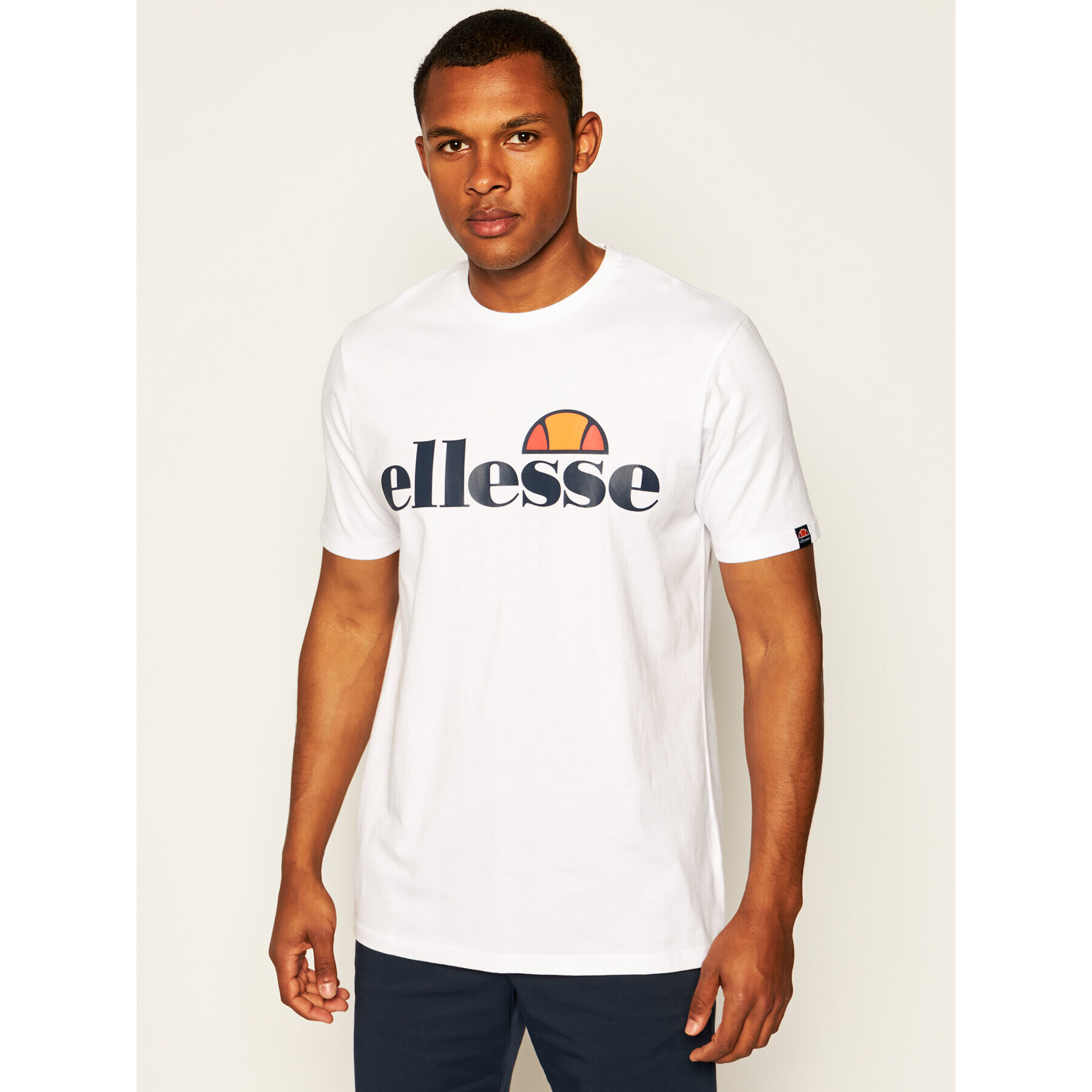 Ellesse Тишърт Sl Prado Tee SHC07405 Бял Regular Fit - Pepit.bg