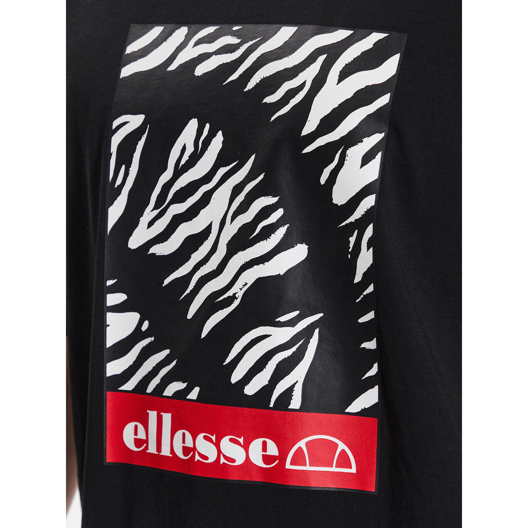 Ellesse Тишърт Spedizione SHR17644 Черен Regular Fit - Pepit.bg