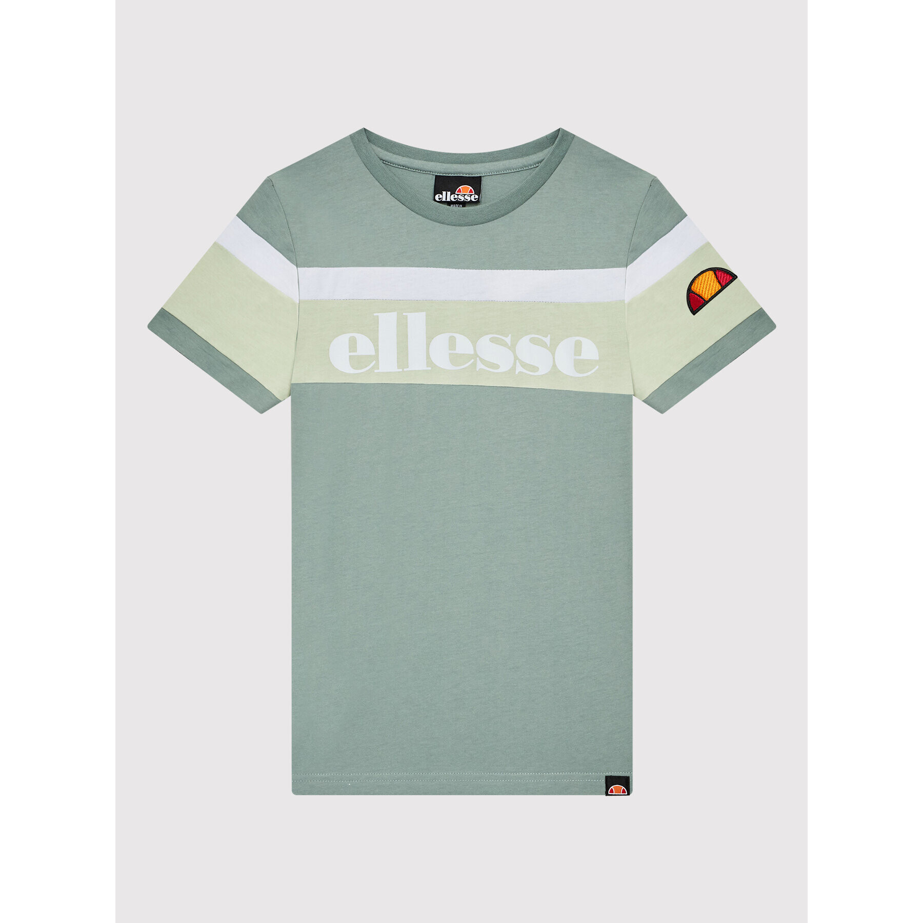 Ellesse Тишърт Striscia S3N15322 Зелен Regular Fit - Pepit.bg