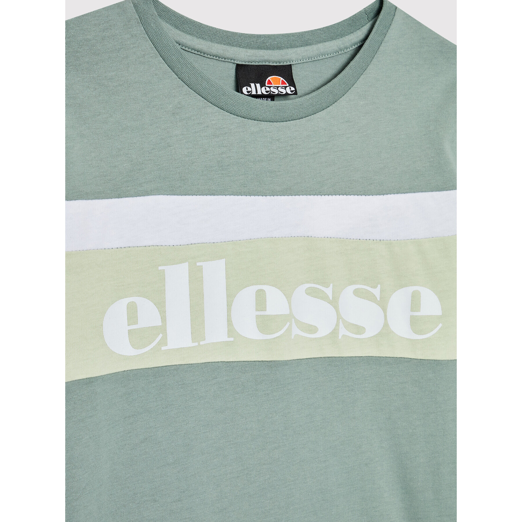 Ellesse Тишърт Striscia S3N15322 Зелен Regular Fit - Pepit.bg