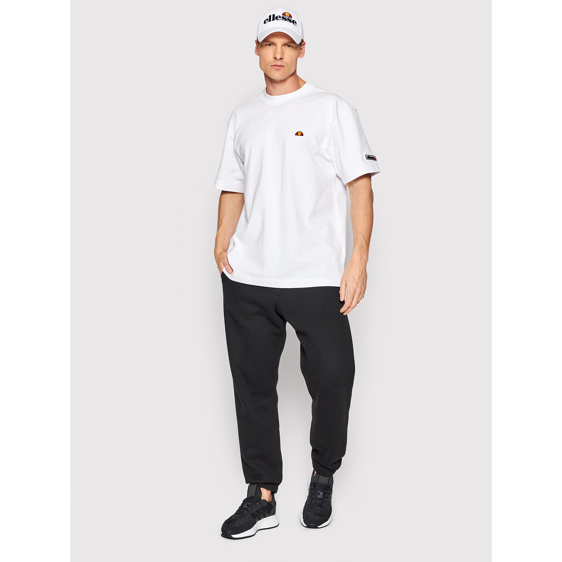 Ellesse Тишърт Torco SHM11649 Бял Regular Fit - Pepit.bg