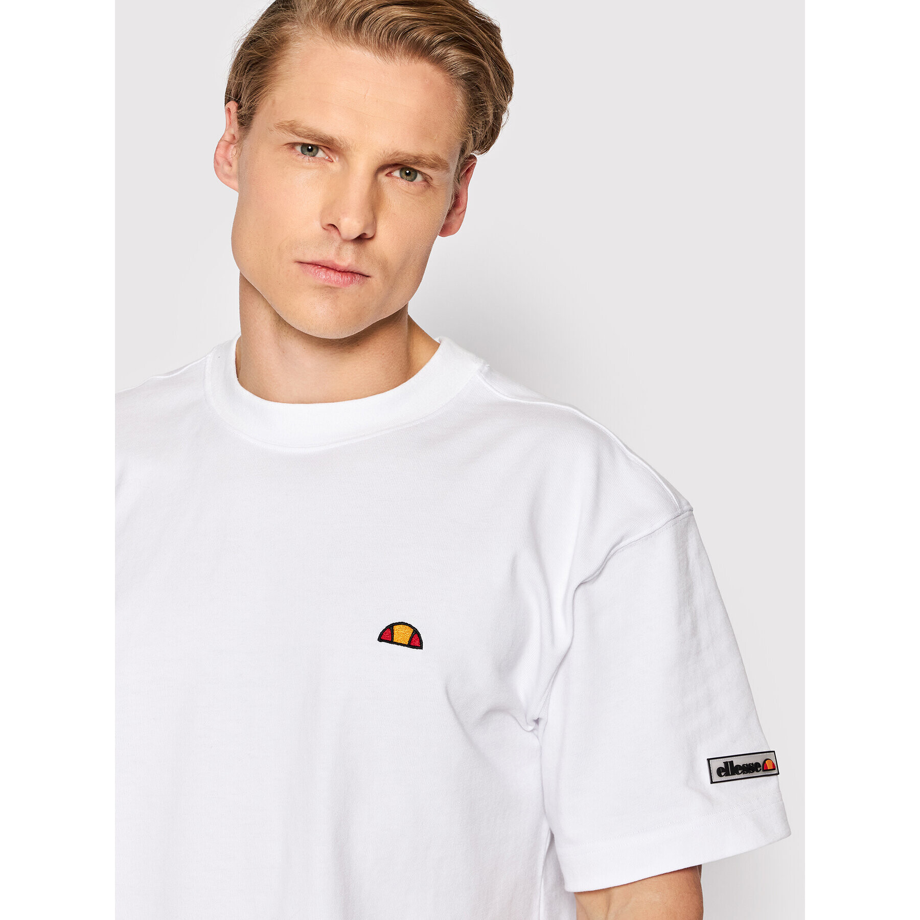 Ellesse Тишърт Torco SHM11649 Бял Regular Fit - Pepit.bg