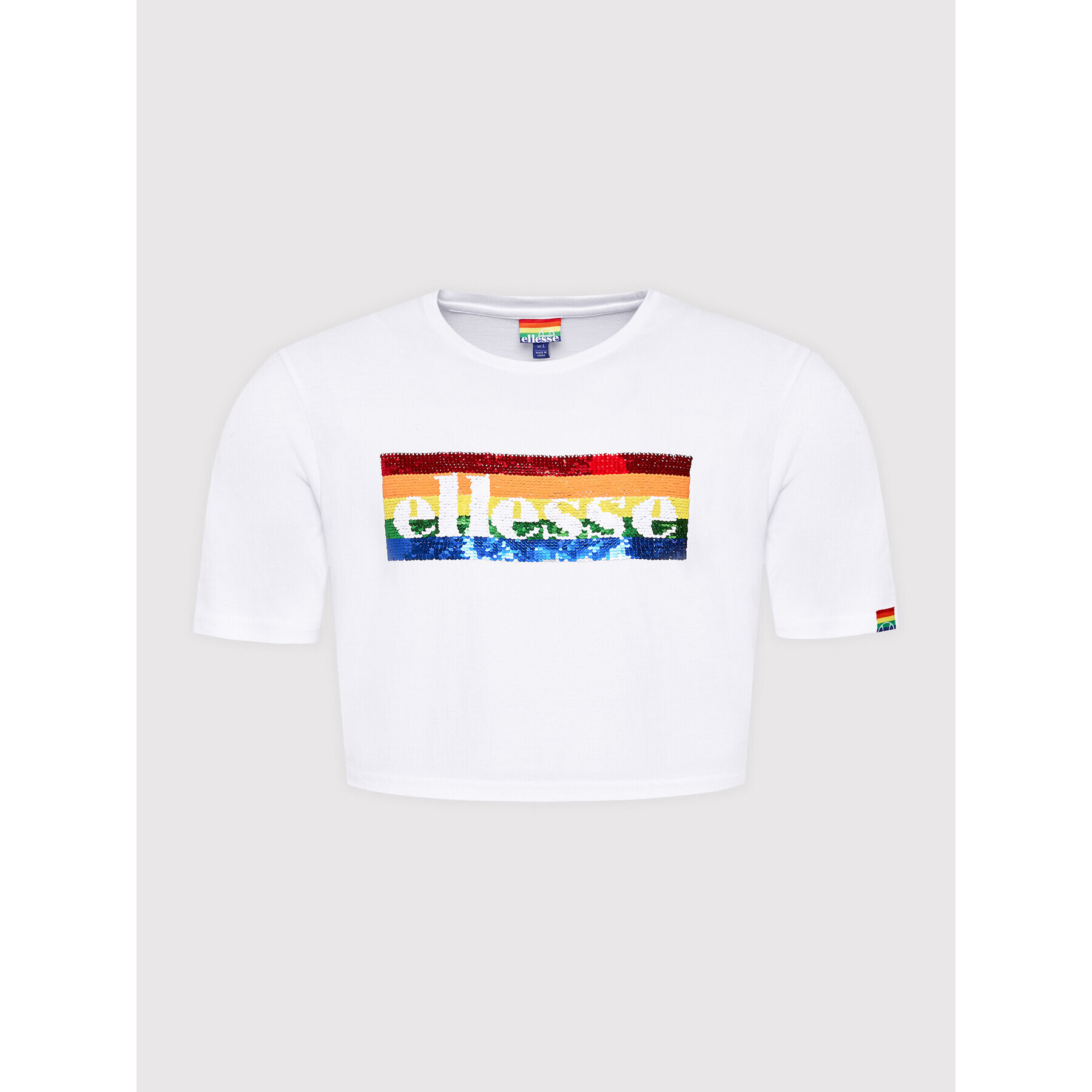 Ellesse Тишърт Unisex Unicorn SHN15708 Бял Loose Fit - Pepit.bg