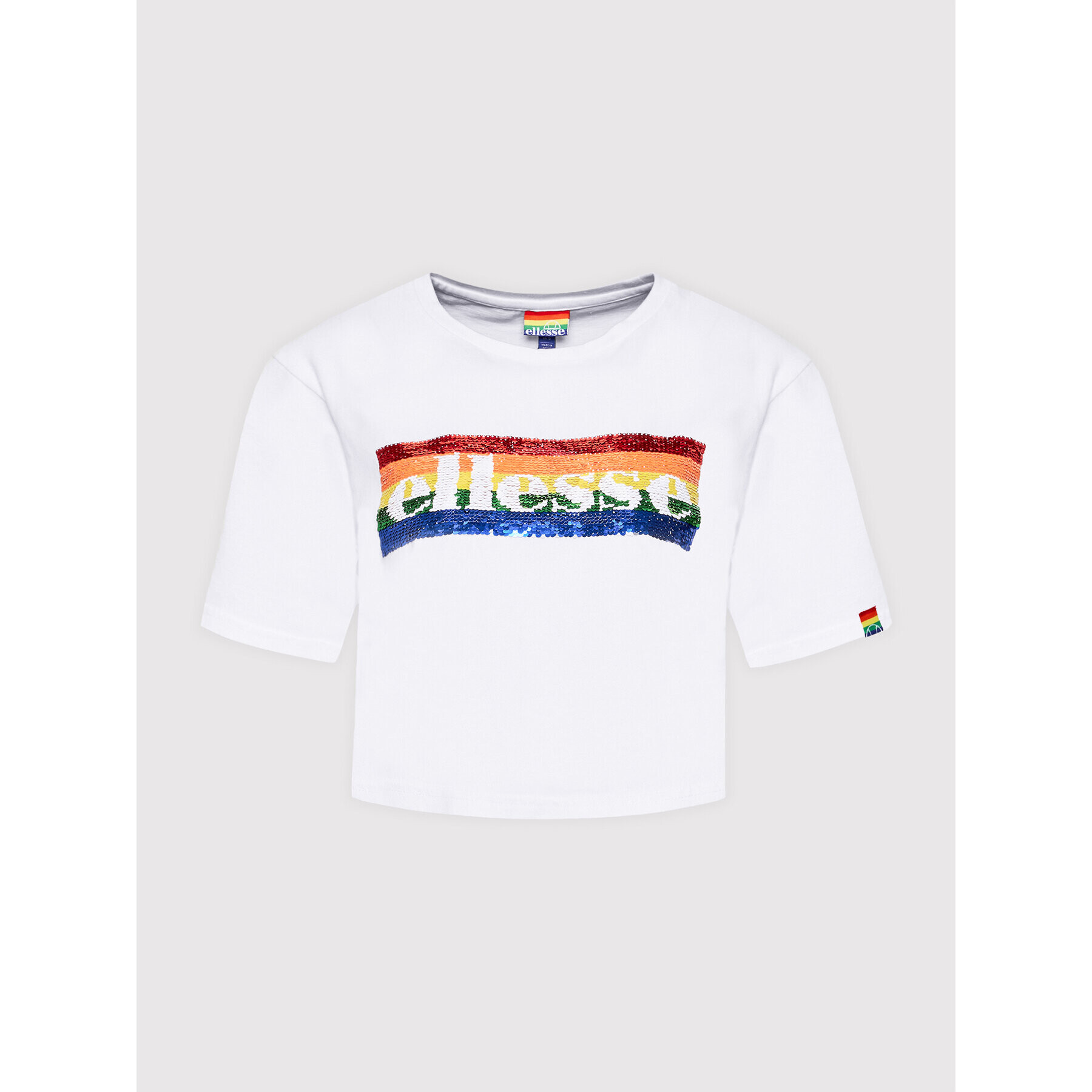 Ellesse Тишърт Unisex Unicorn SHN15708 Бял Loose Fit - Pepit.bg