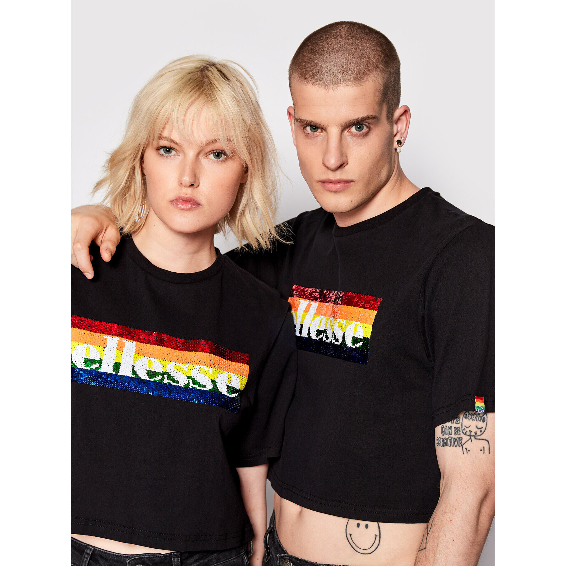 Ellesse Тишърт Unisex Unicorn SHN15708 Черен Loose Fit - Pepit.bg