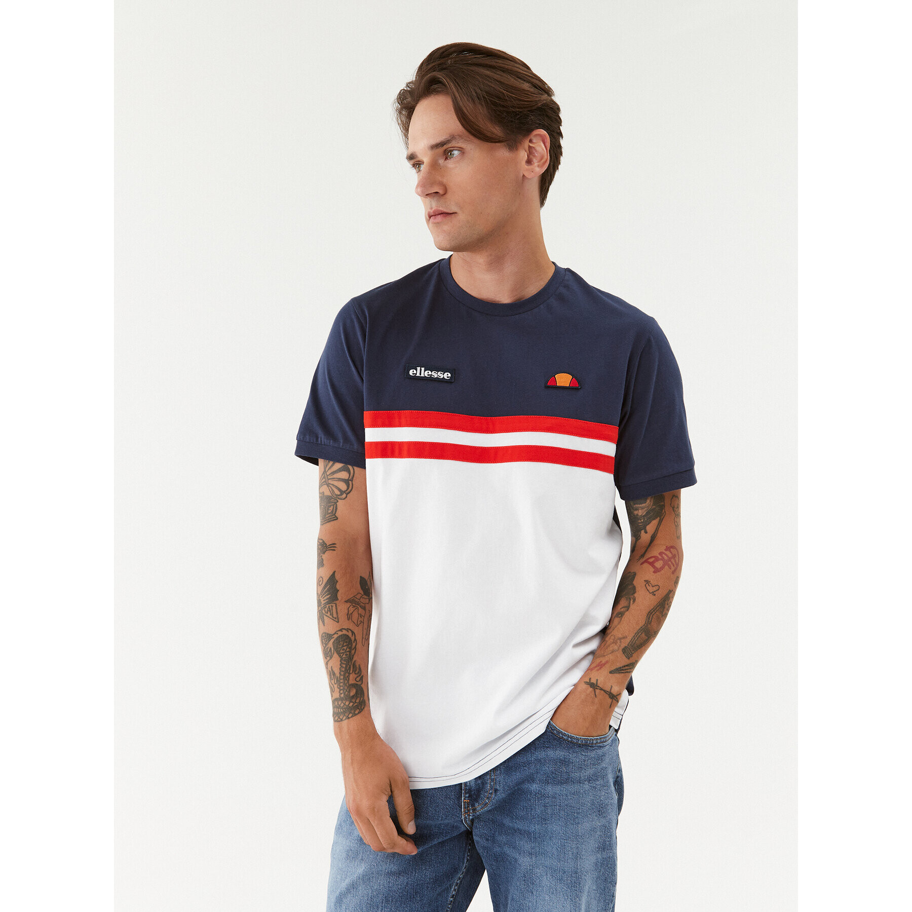 Ellesse Тишърт Venire SHL08507 Тъмносин Regular Fit - Pepit.bg